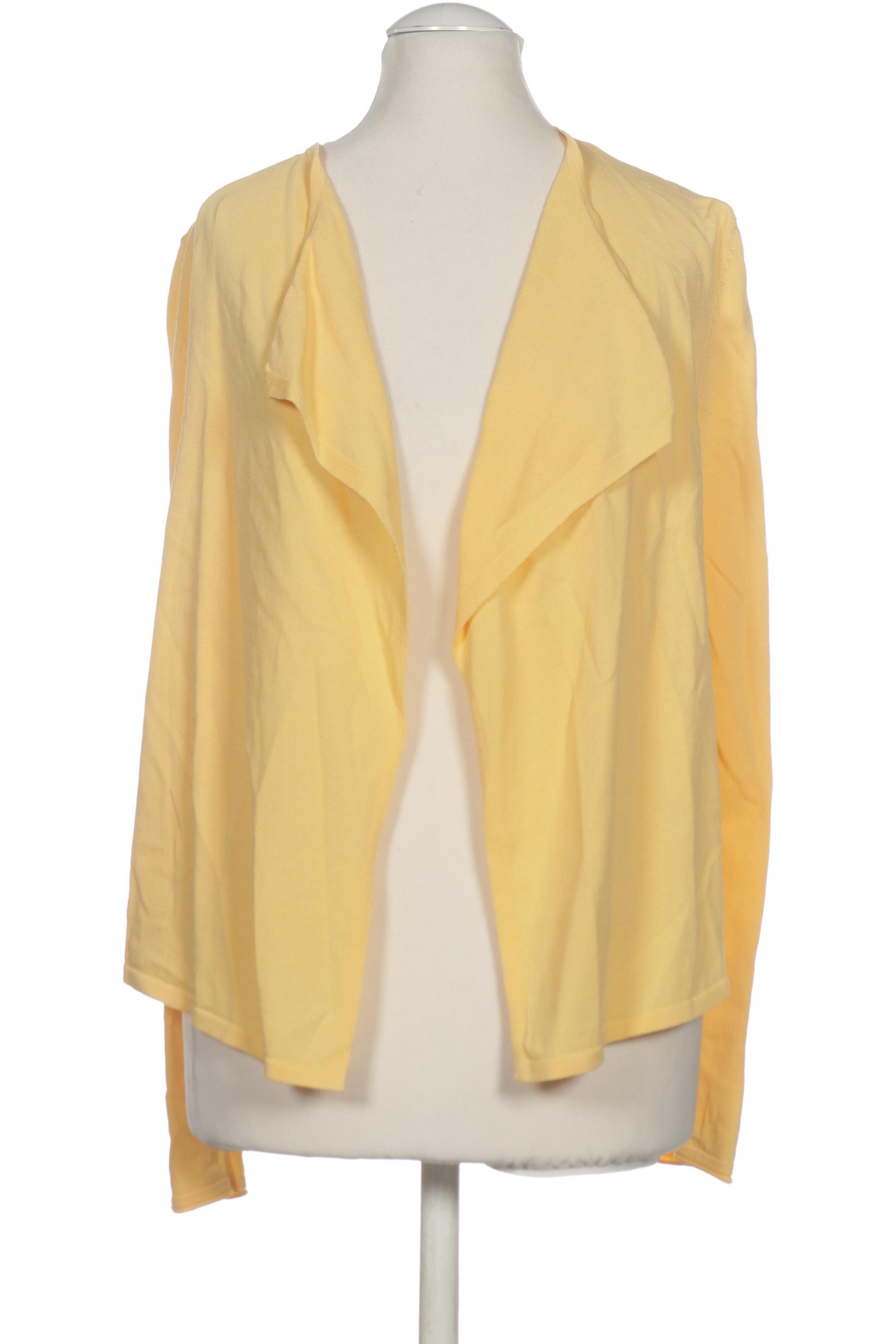 

Comma Damen Strickjacke, gelb, Gr. 34