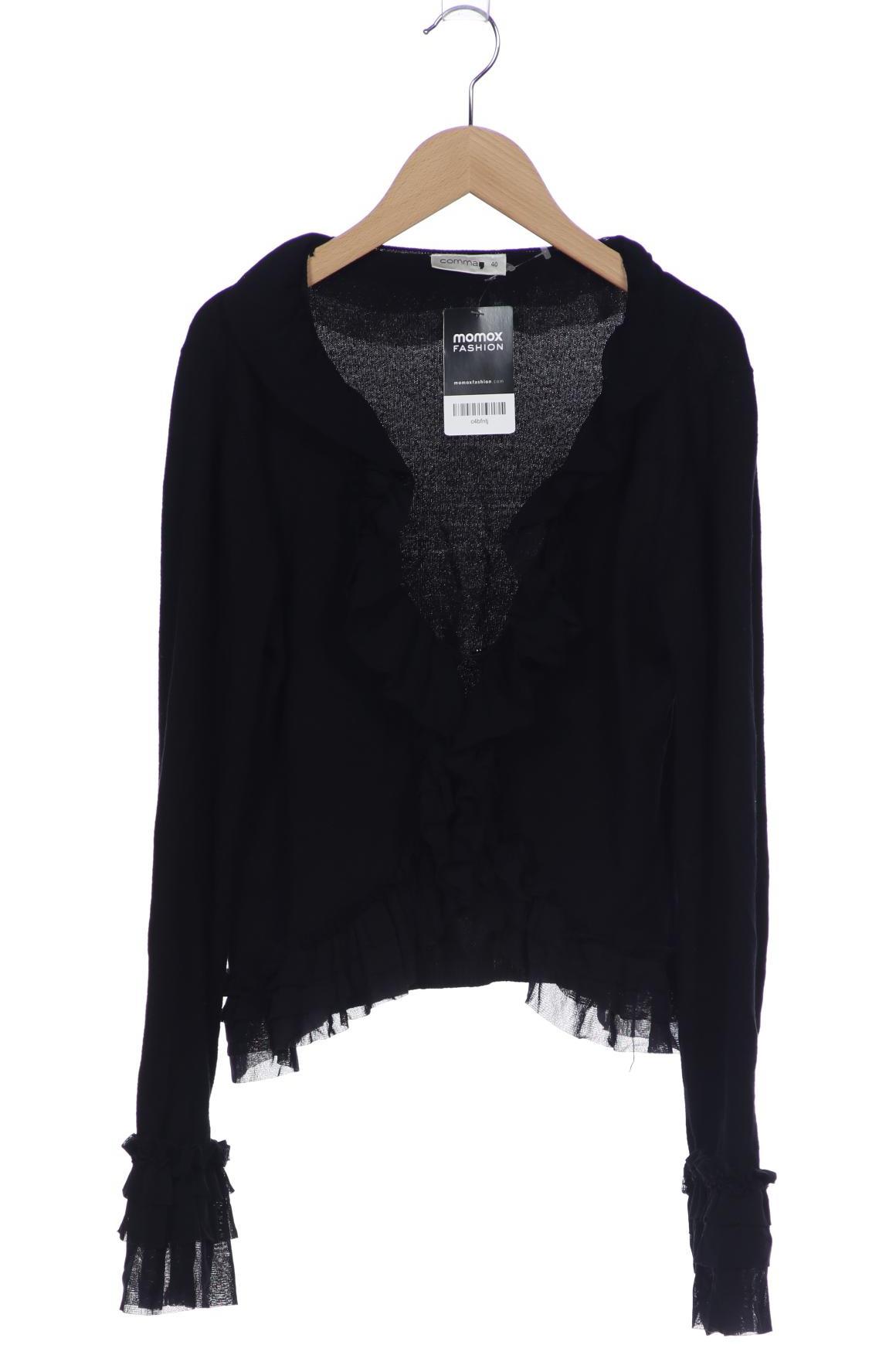 

Comma Damen Strickjacke, schwarz, Gr. 40