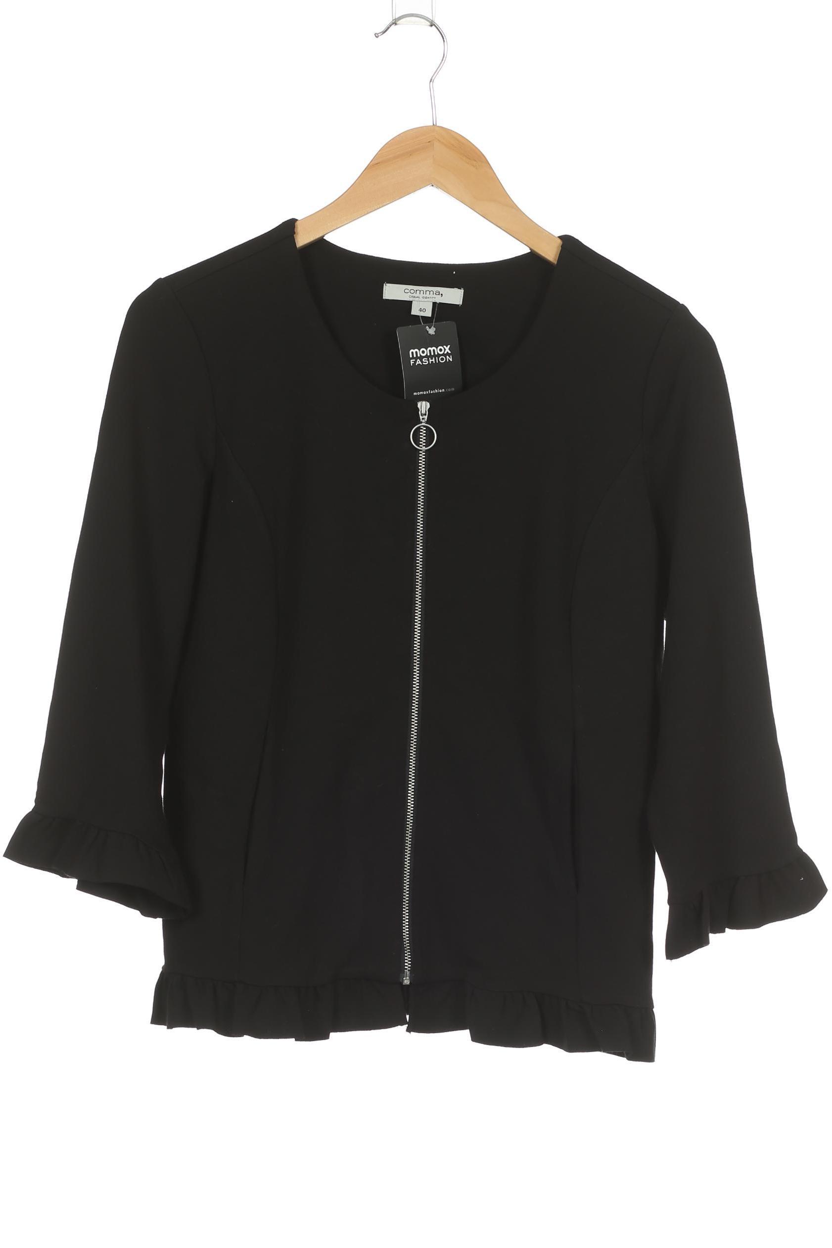 

Comma Damen Jacke, schwarz, Gr. 40