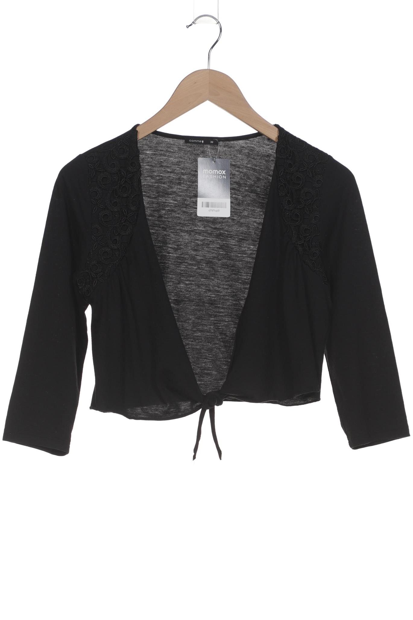 

Comma Damen Strickjacke, schwarz, Gr. 38