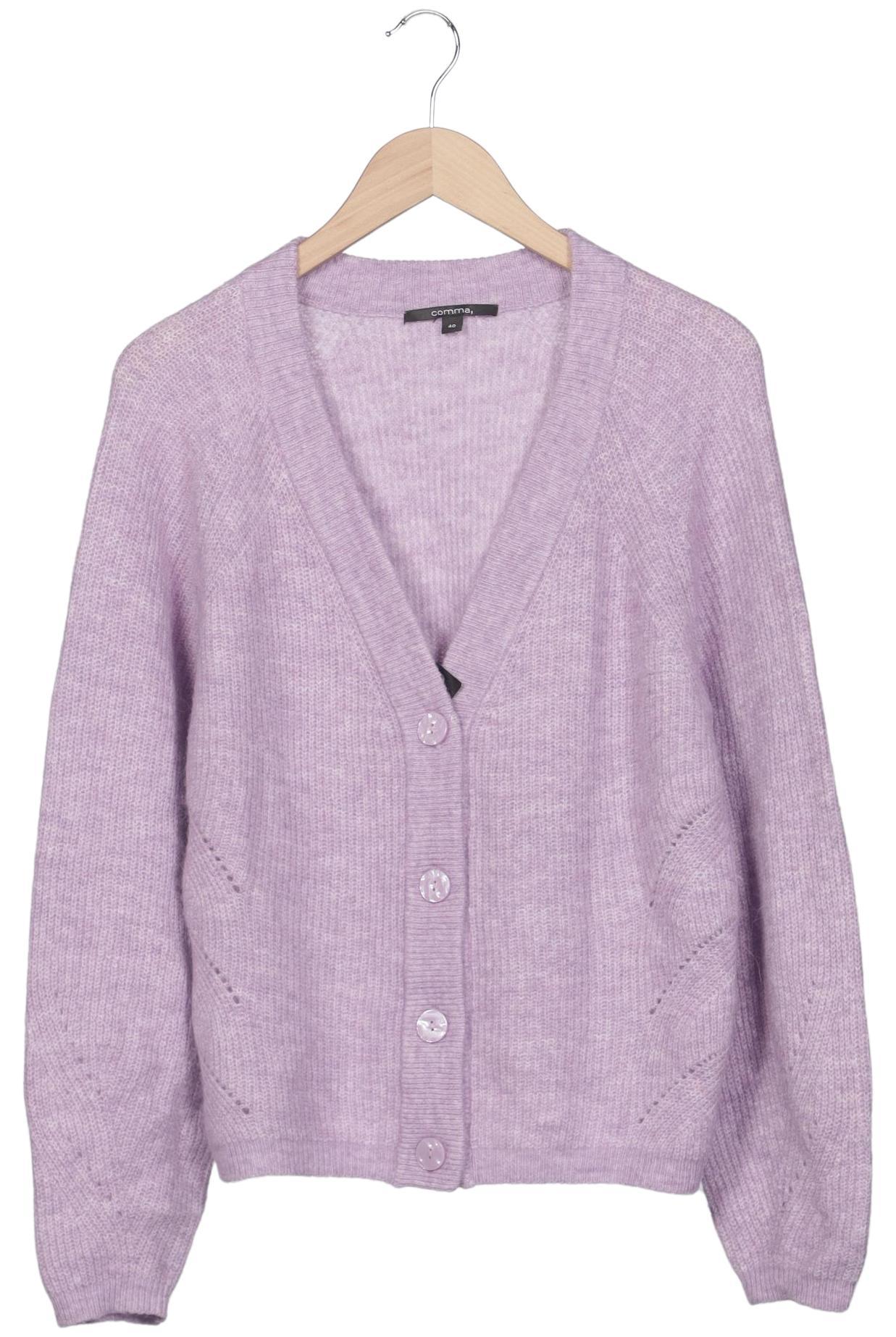 

Comma Damen Strickjacke, flieder, Gr. 40