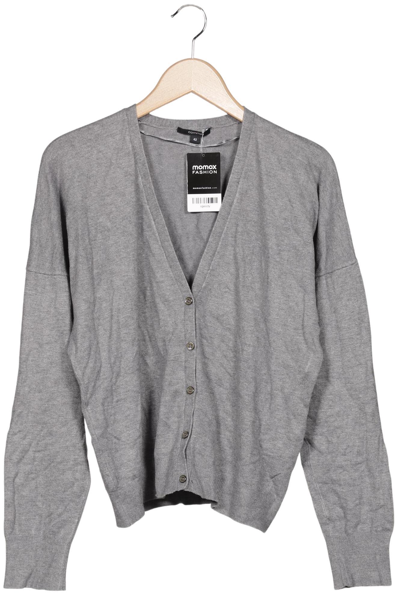 

Comma Damen Strickjacke, grau, Gr. 42