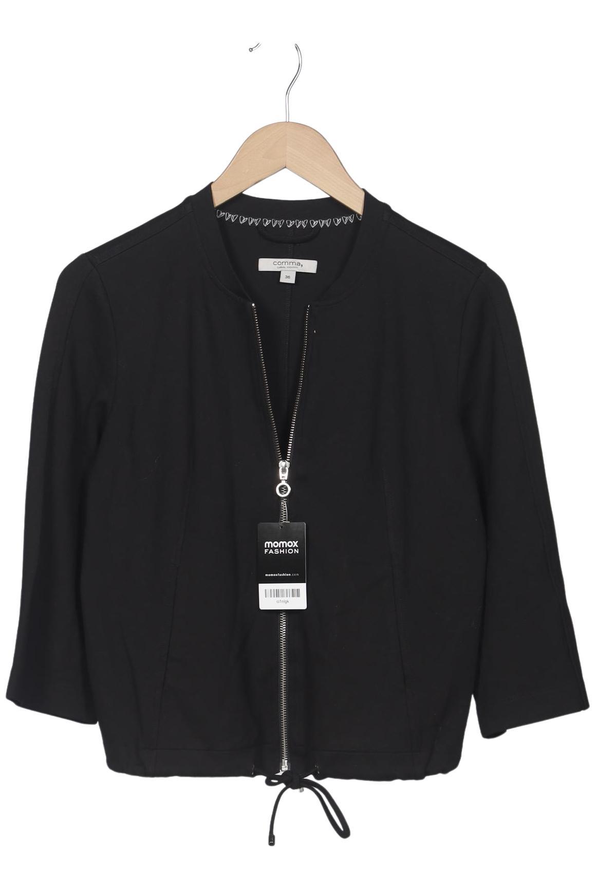 

Comma Damen Strickjacke, schwarz, Gr. 36