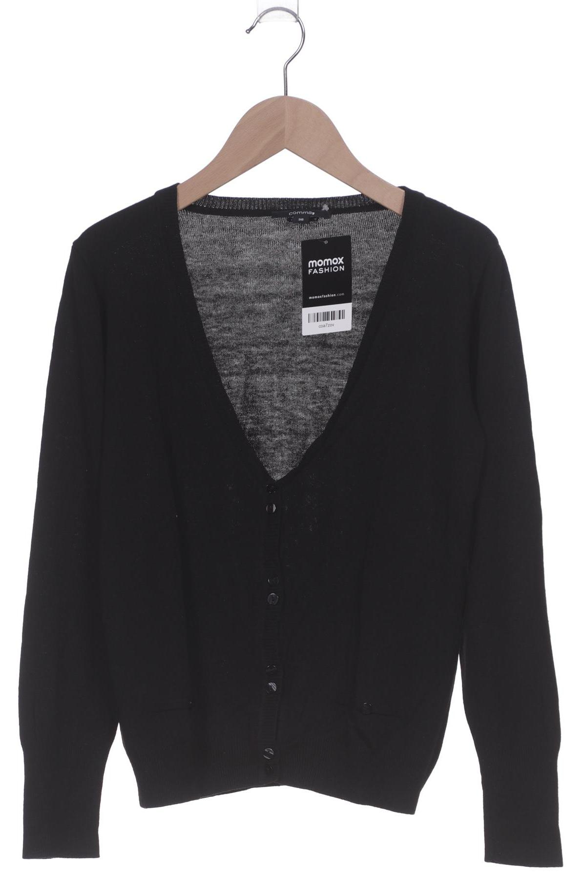 

Comma Damen Strickjacke, schwarz, Gr. 36