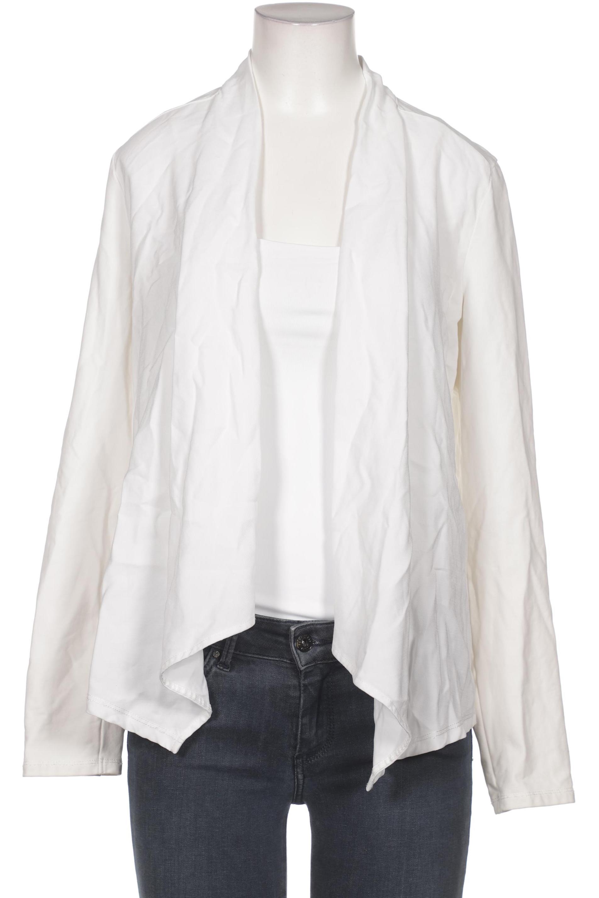 

Comma Damen Strickjacke, weiß, Gr. 36