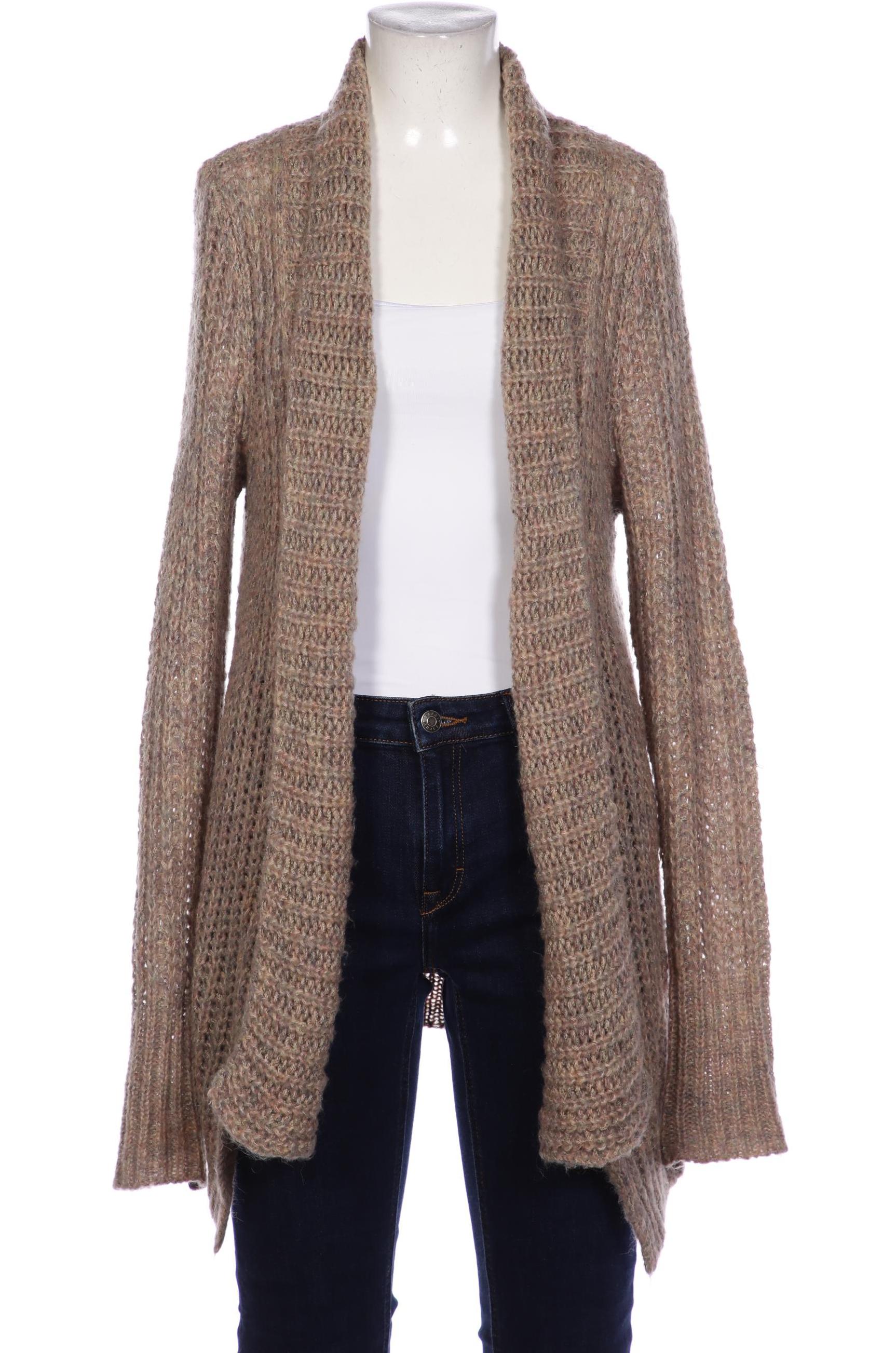 

Comma Damen Strickjacke, beige, Gr. 38
