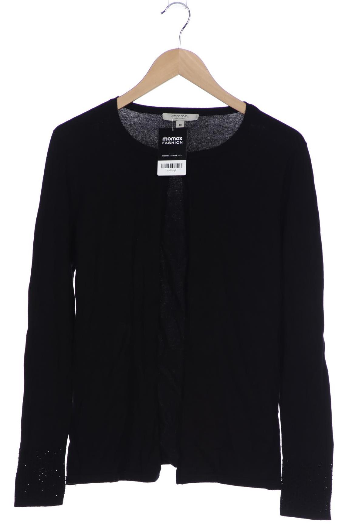 

Comma Damen Strickjacke, schwarz, Gr. 40