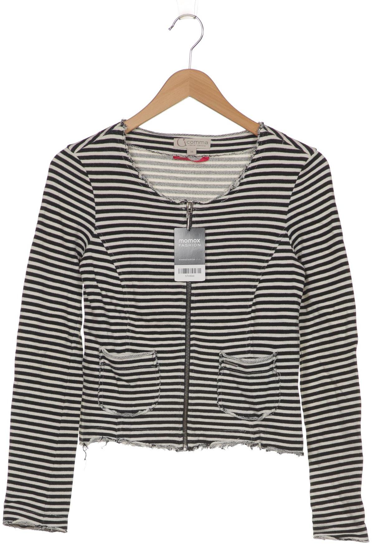 

Comma Damen Strickjacke, schwarz, Gr. 34