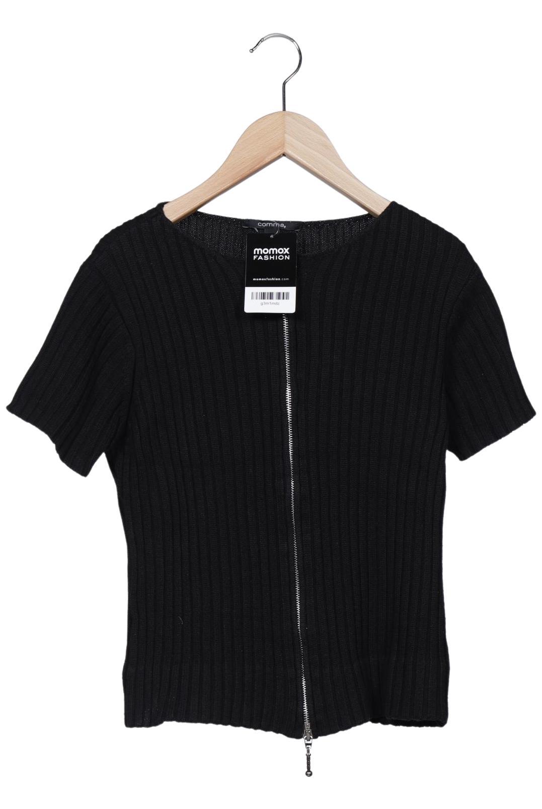 

Comma Damen Strickjacke, schwarz, Gr. 40
