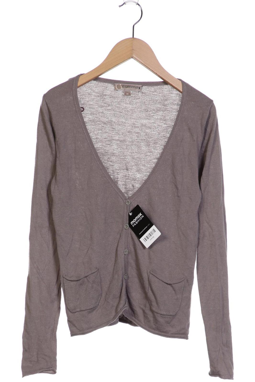 

Comma Damen Strickjacke, grau, Gr. 36