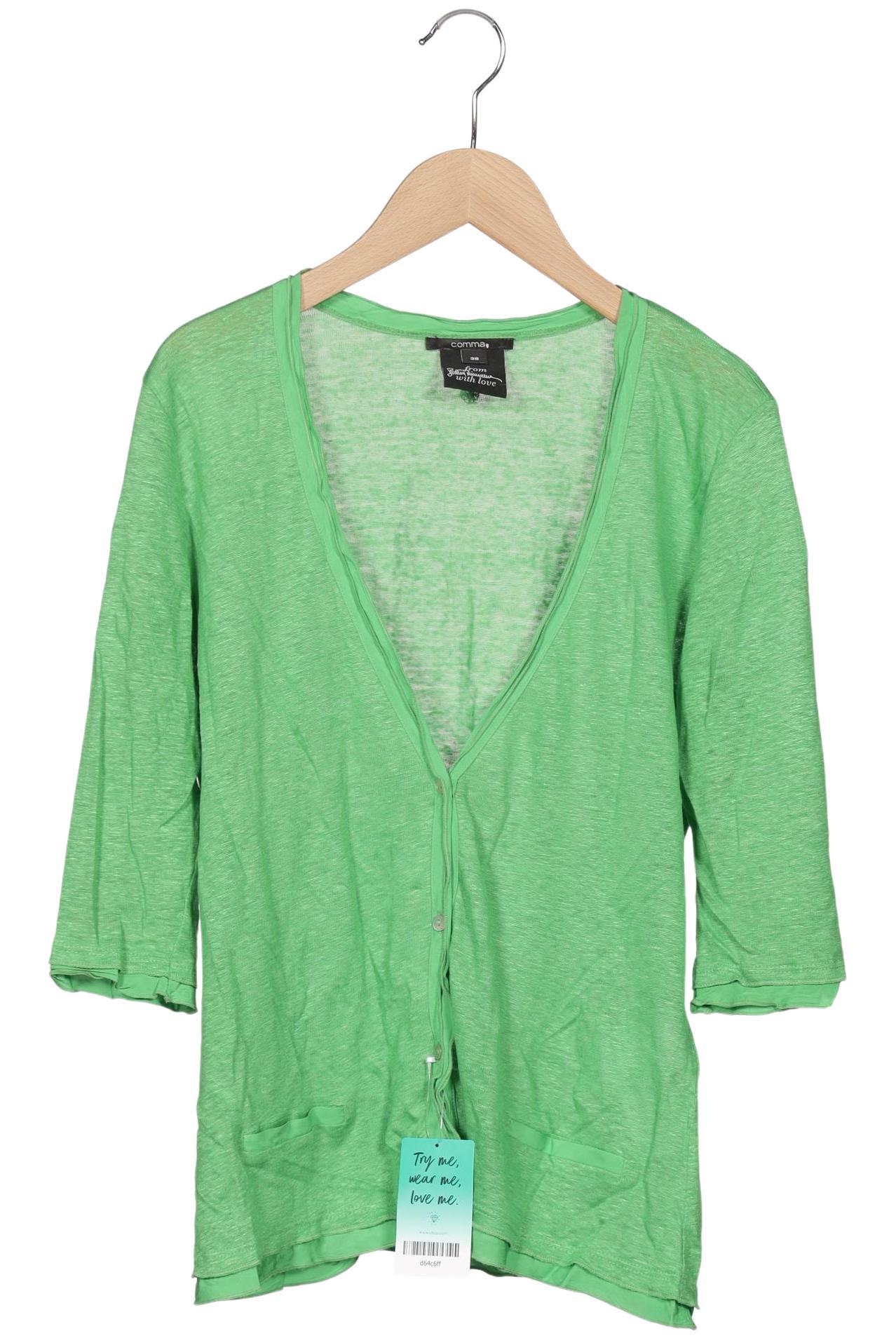 

Comma Damen Strickjacke, grün, Gr. 38