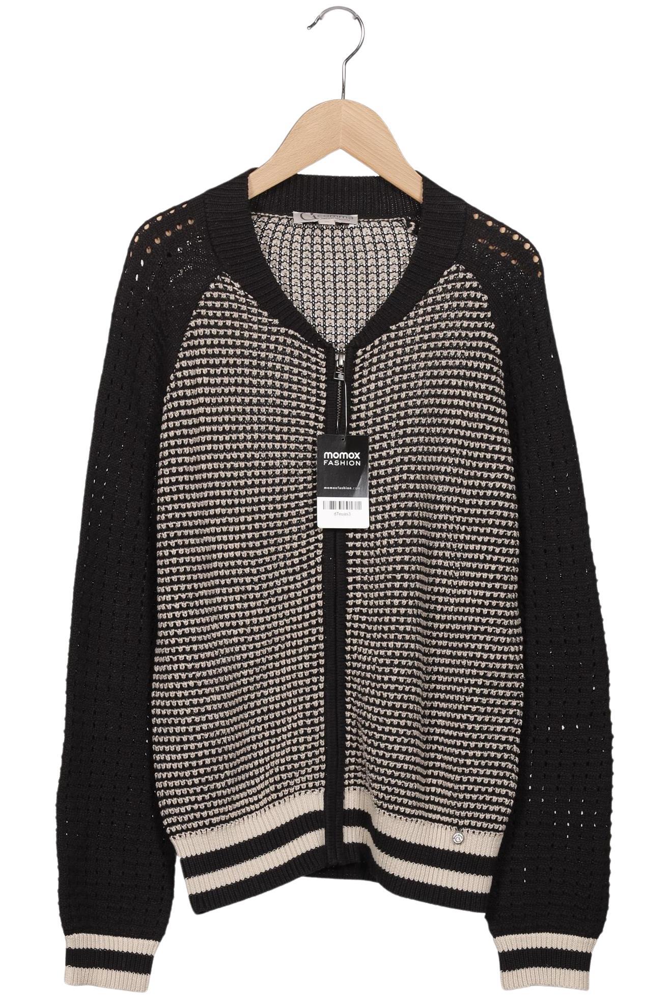 

Comma Damen Strickjacke, schwarz, Gr. 36
