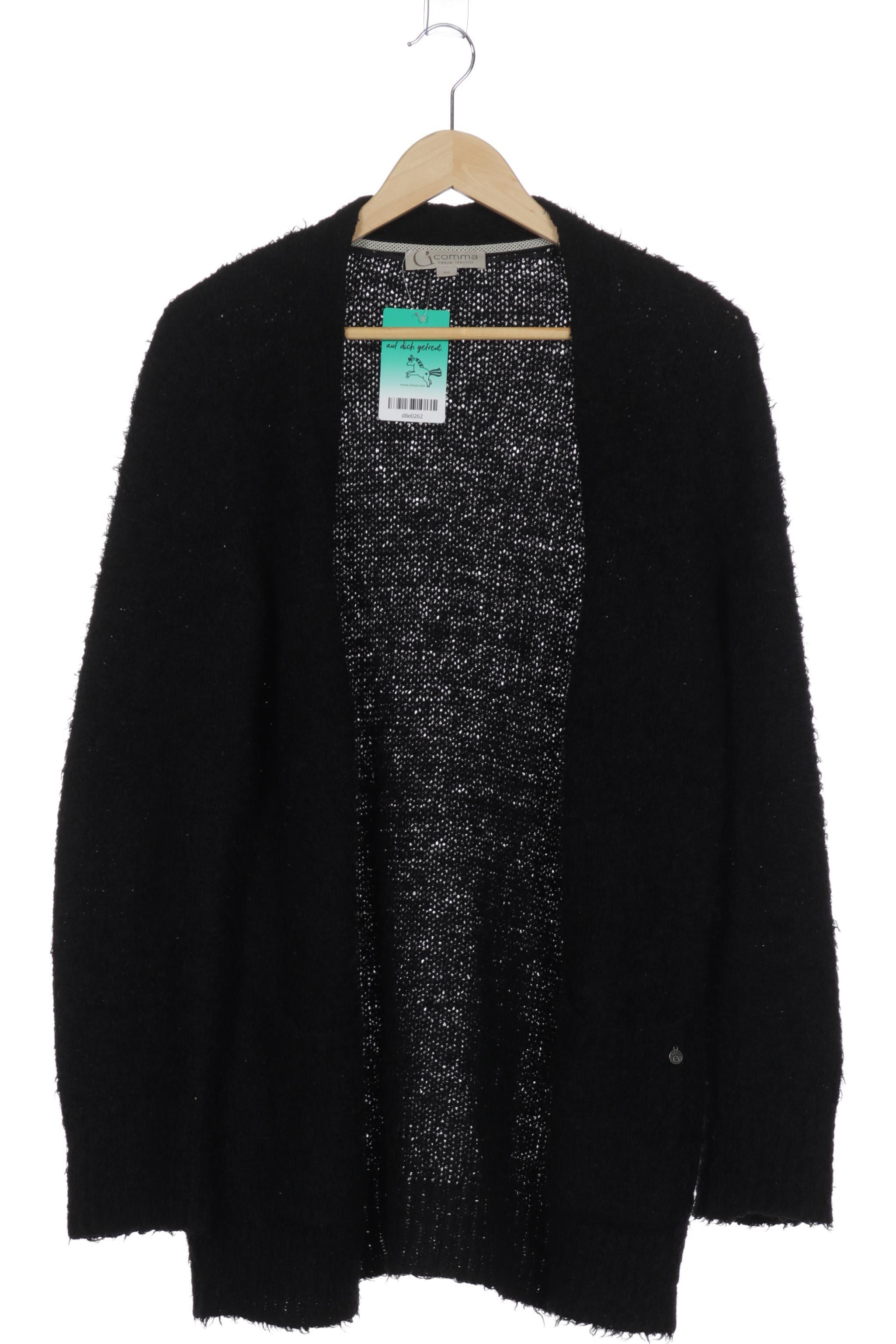 

Comma Damen Strickjacke, schwarz, Gr. 44