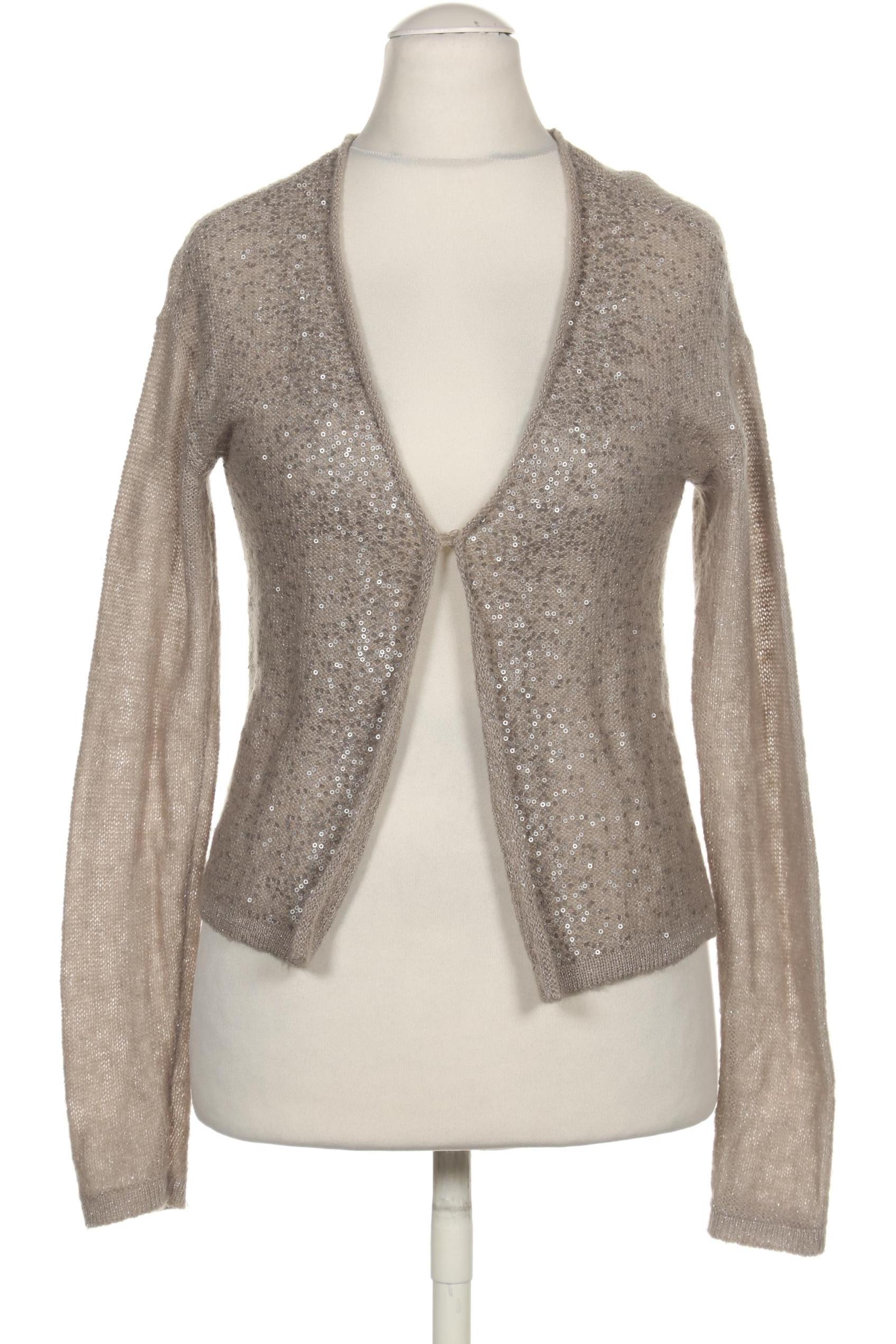 

Comma Damen Strickjacke, beige, Gr. 36