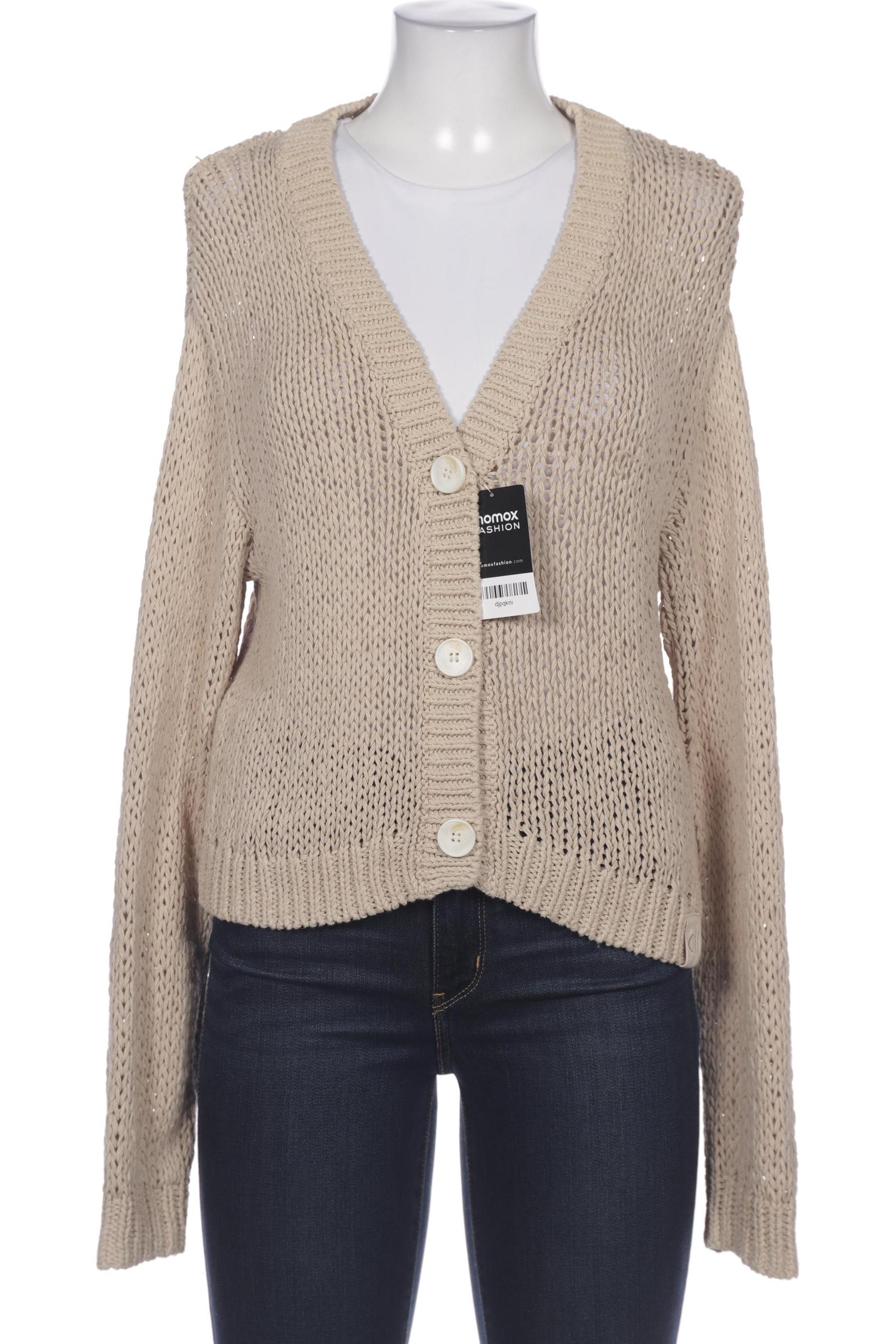 

Comma Damen Strickjacke, beige, Gr. 36