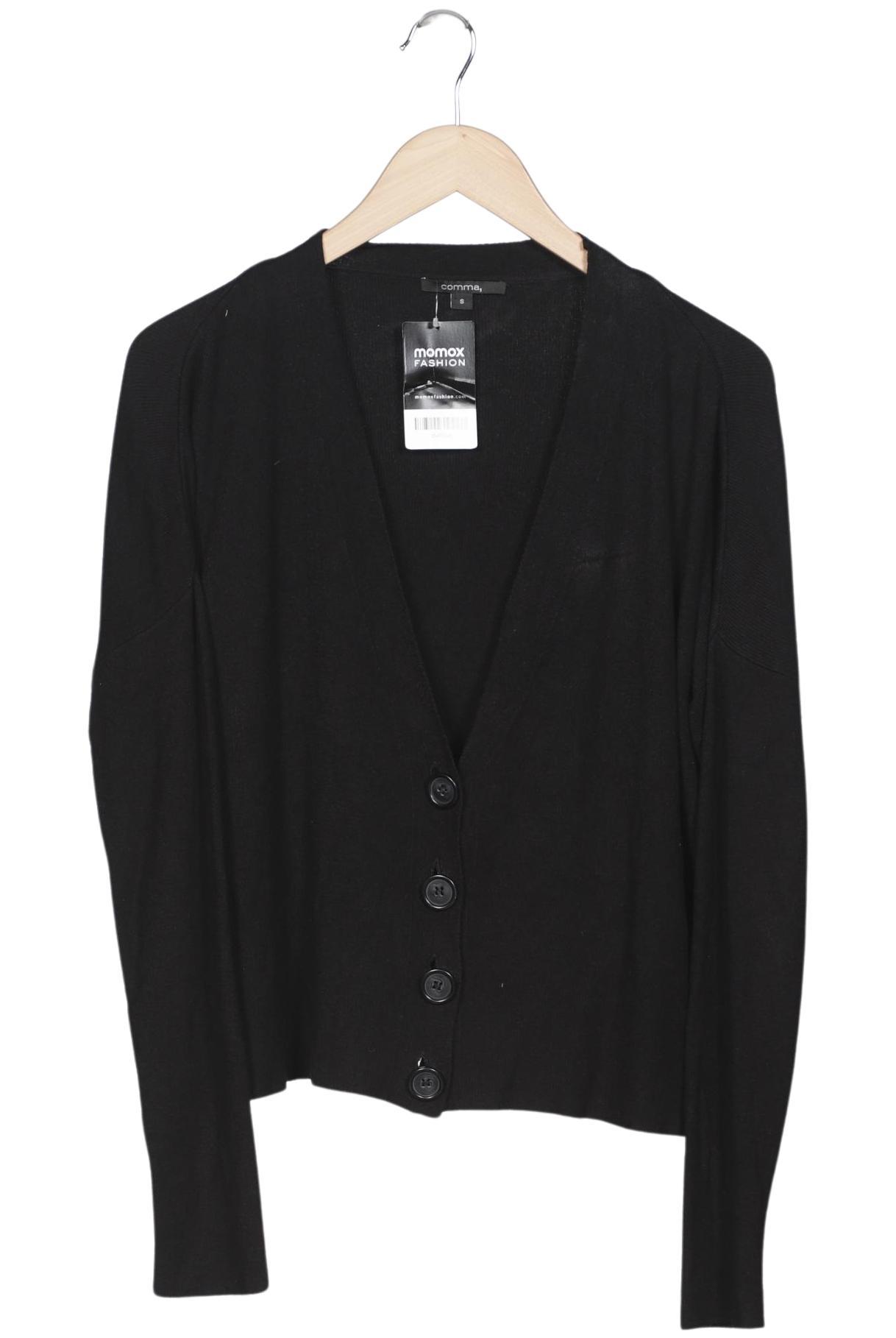 

Comma Damen Strickjacke, schwarz, Gr. 36