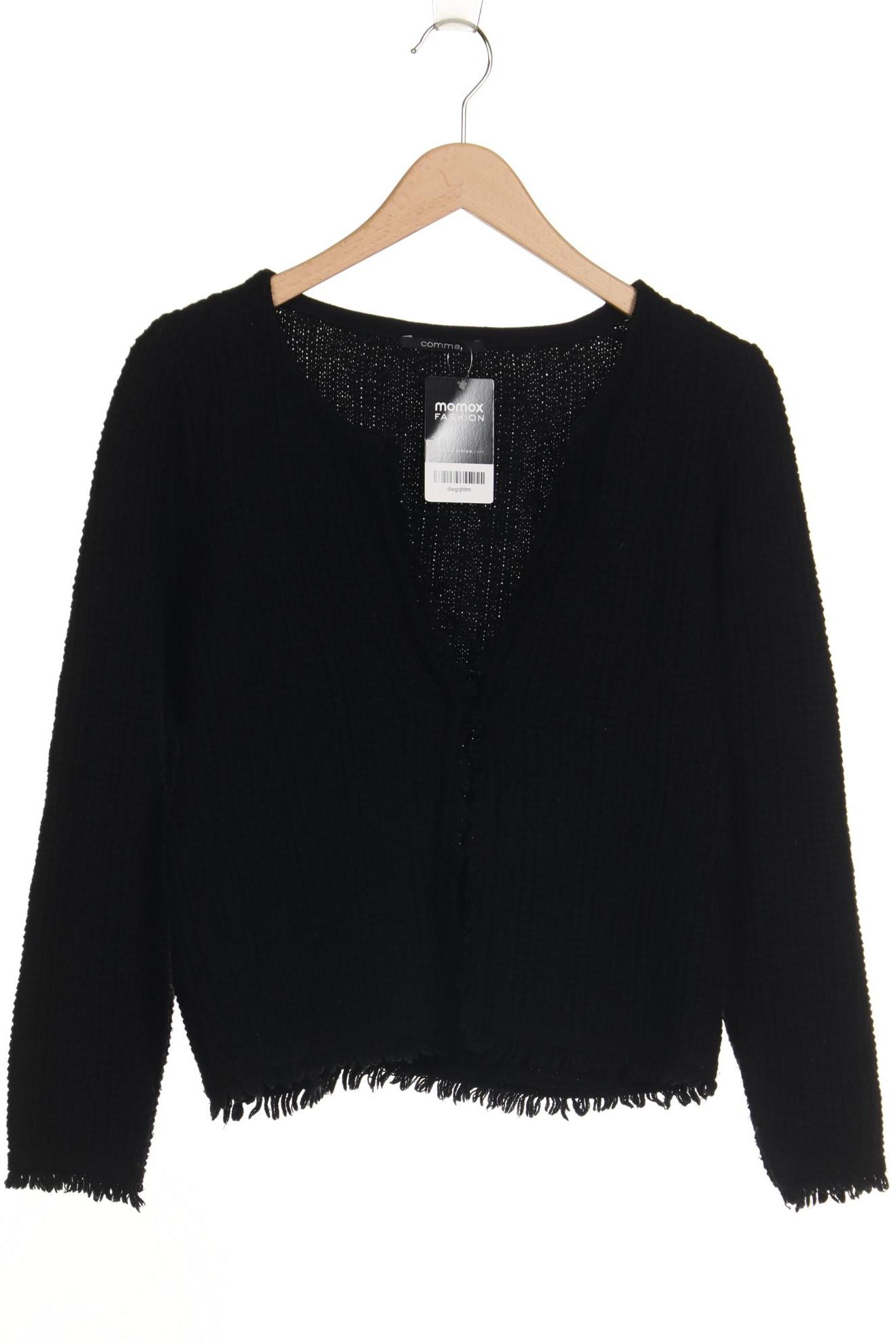 

Comma Damen Strickjacke, schwarz, Gr. 42