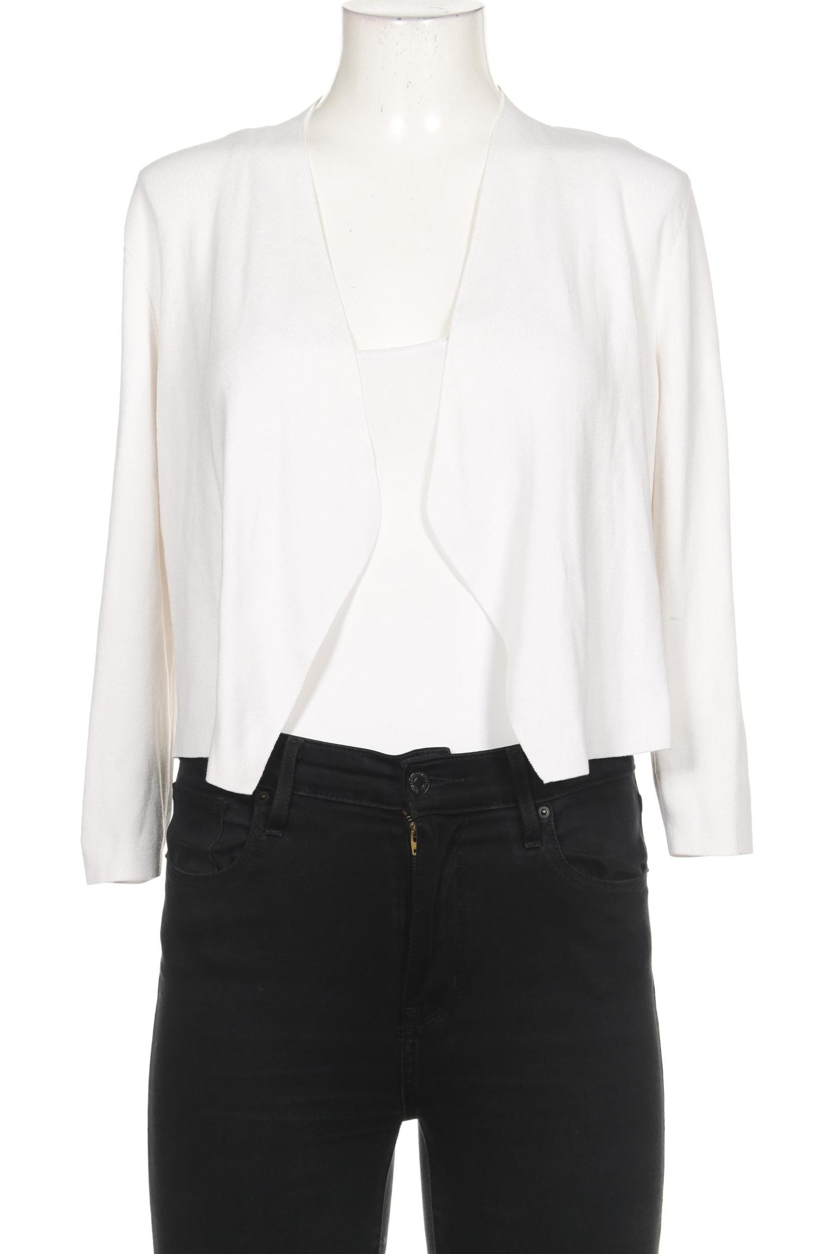 

Comma Damen Strickjacke, weiß, Gr. 42