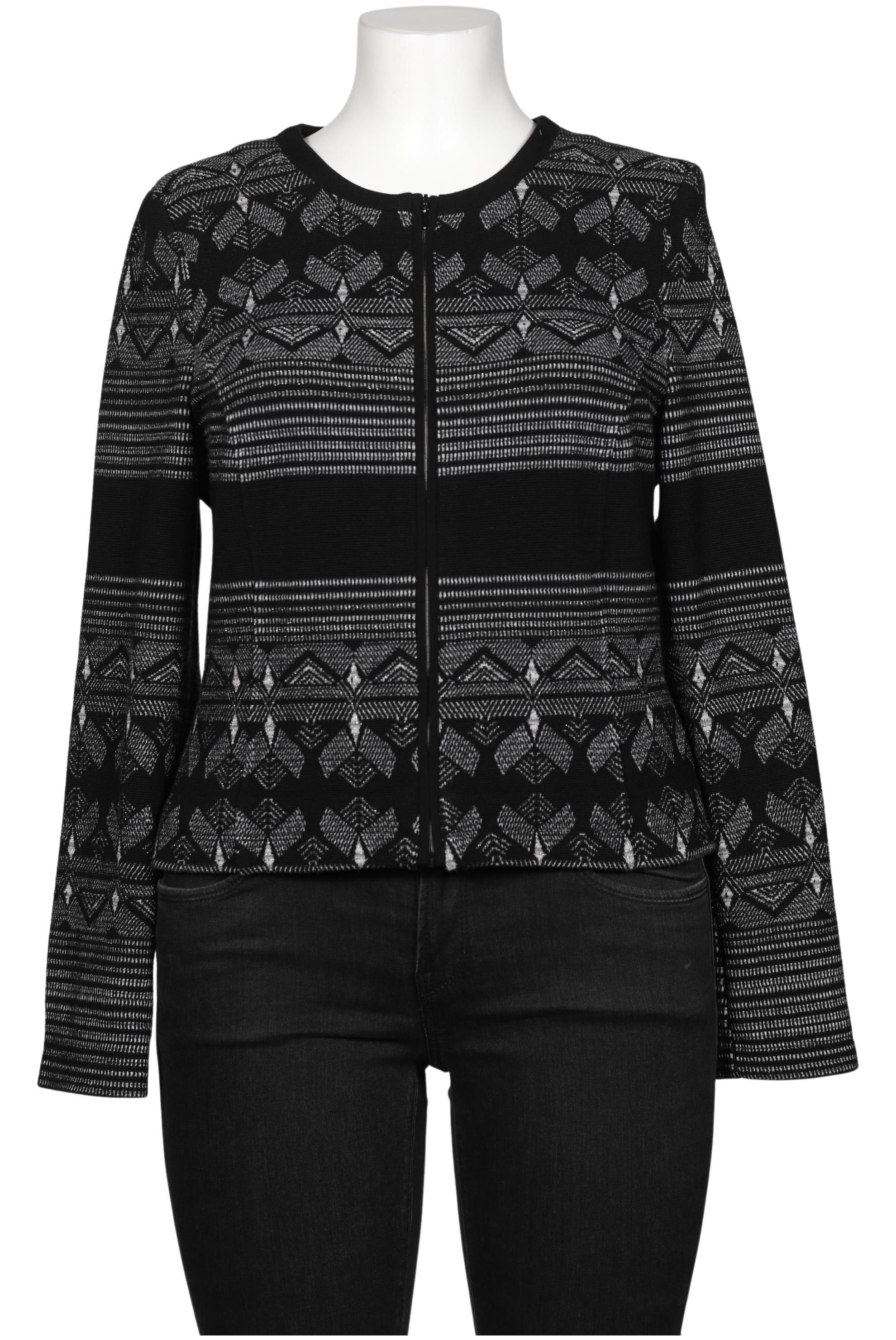 

Comma Damen Strickjacke, schwarz, Gr. 42