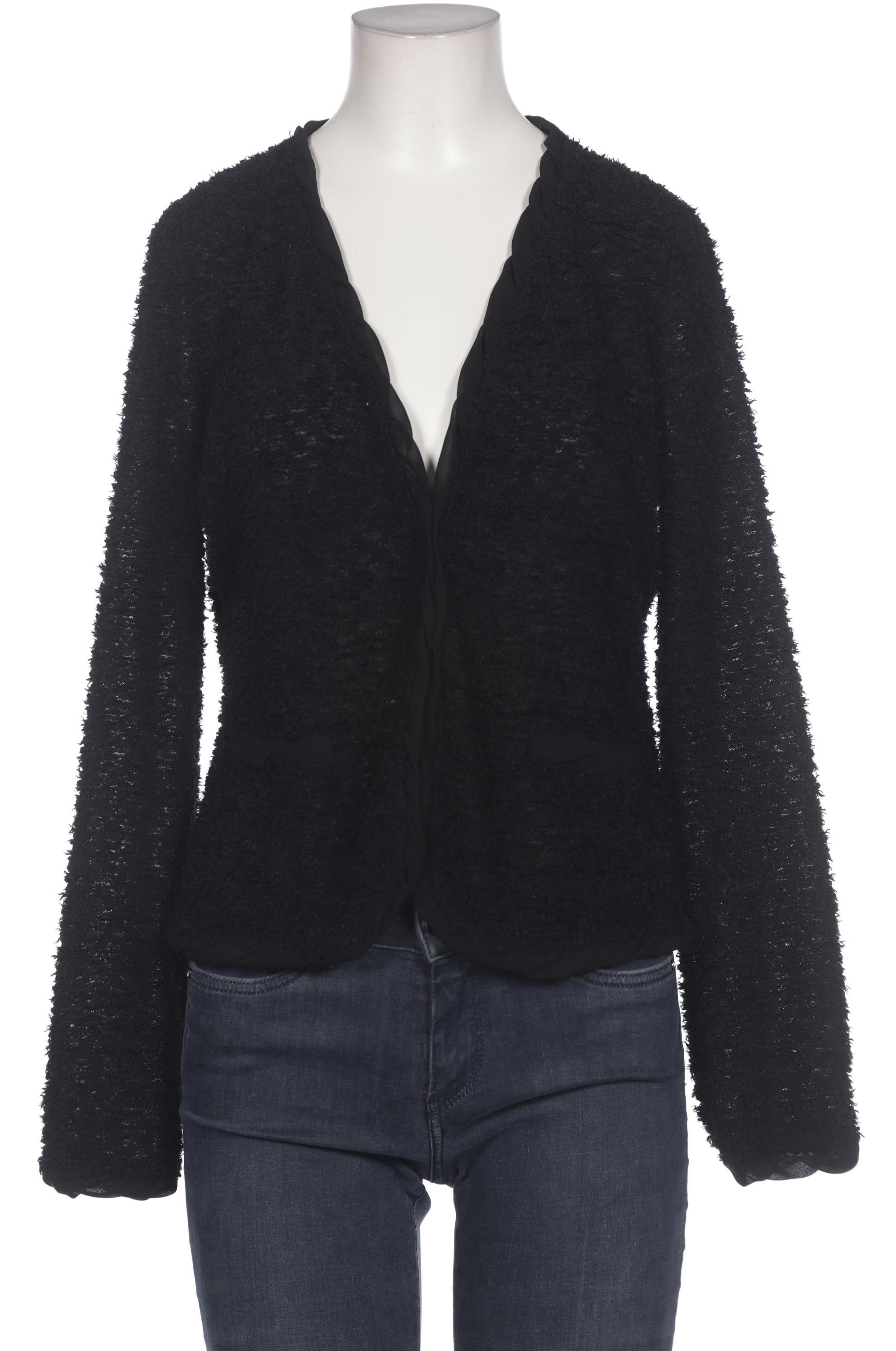 

Comma Damen Strickjacke, schwarz, Gr. 38