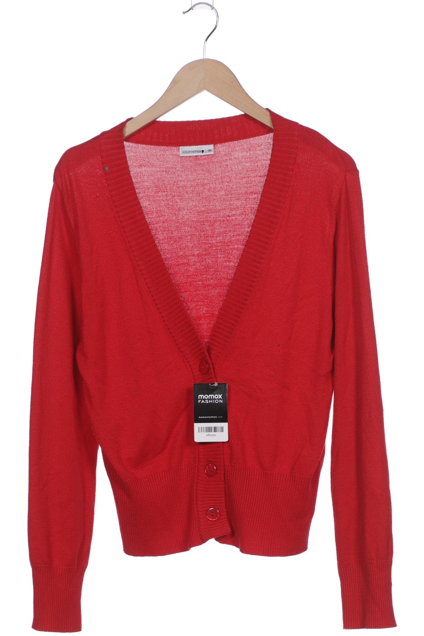 

Comma Damen Strickjacke, rot, Gr. 40