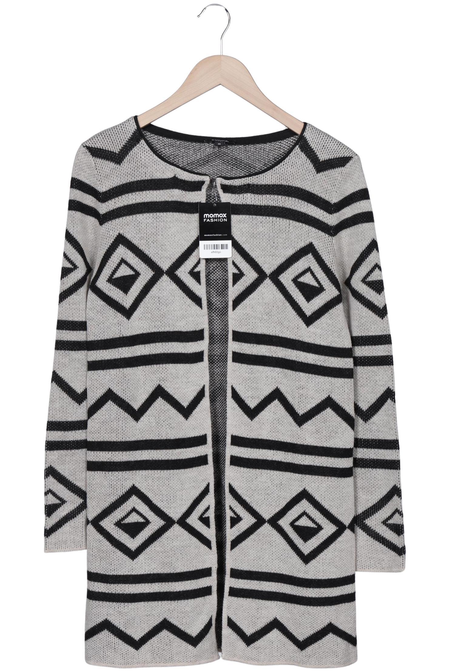 

Comma Damen Strickjacke, grau, Gr. 36