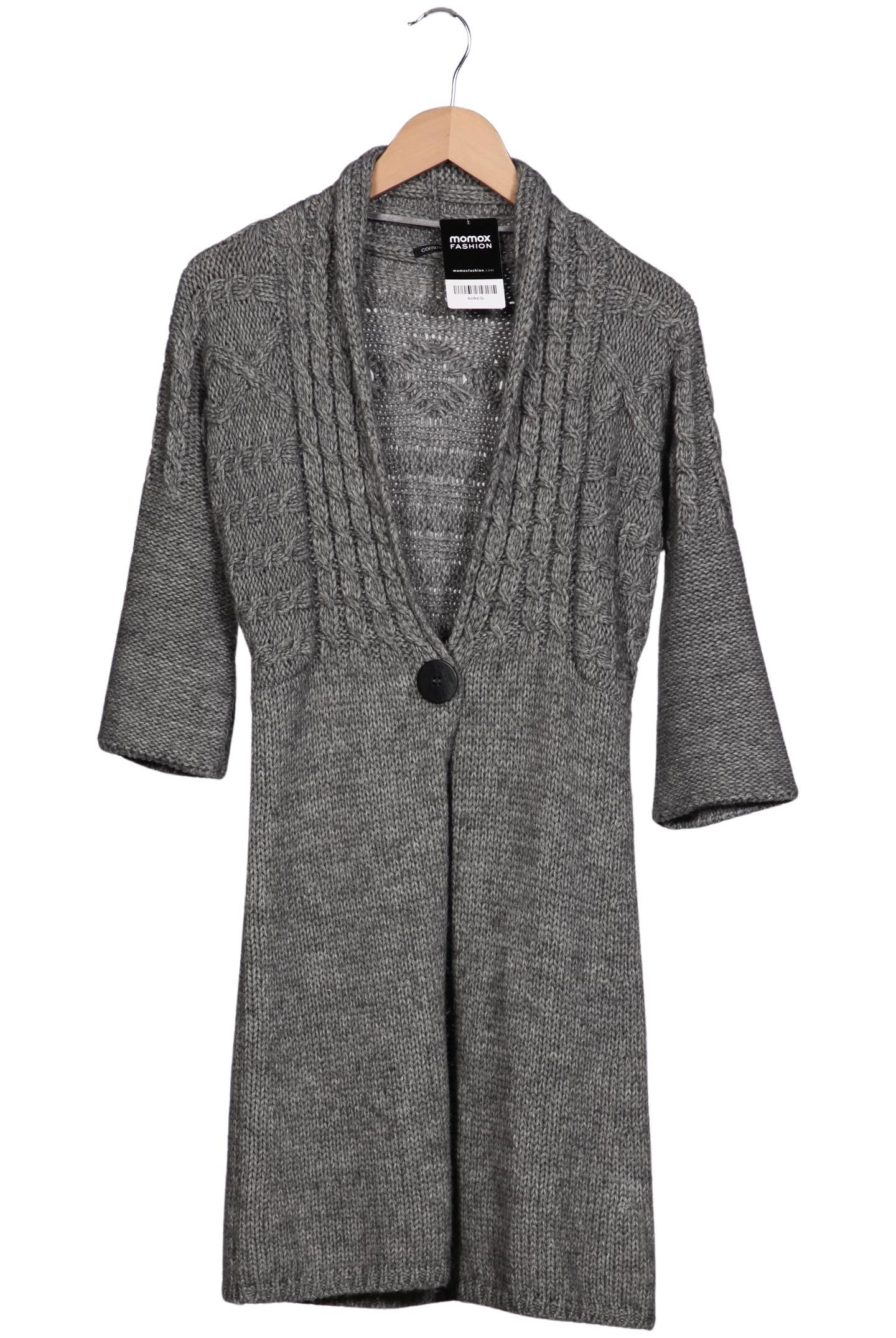 

Comma Damen Strickjacke, grau, Gr. 36