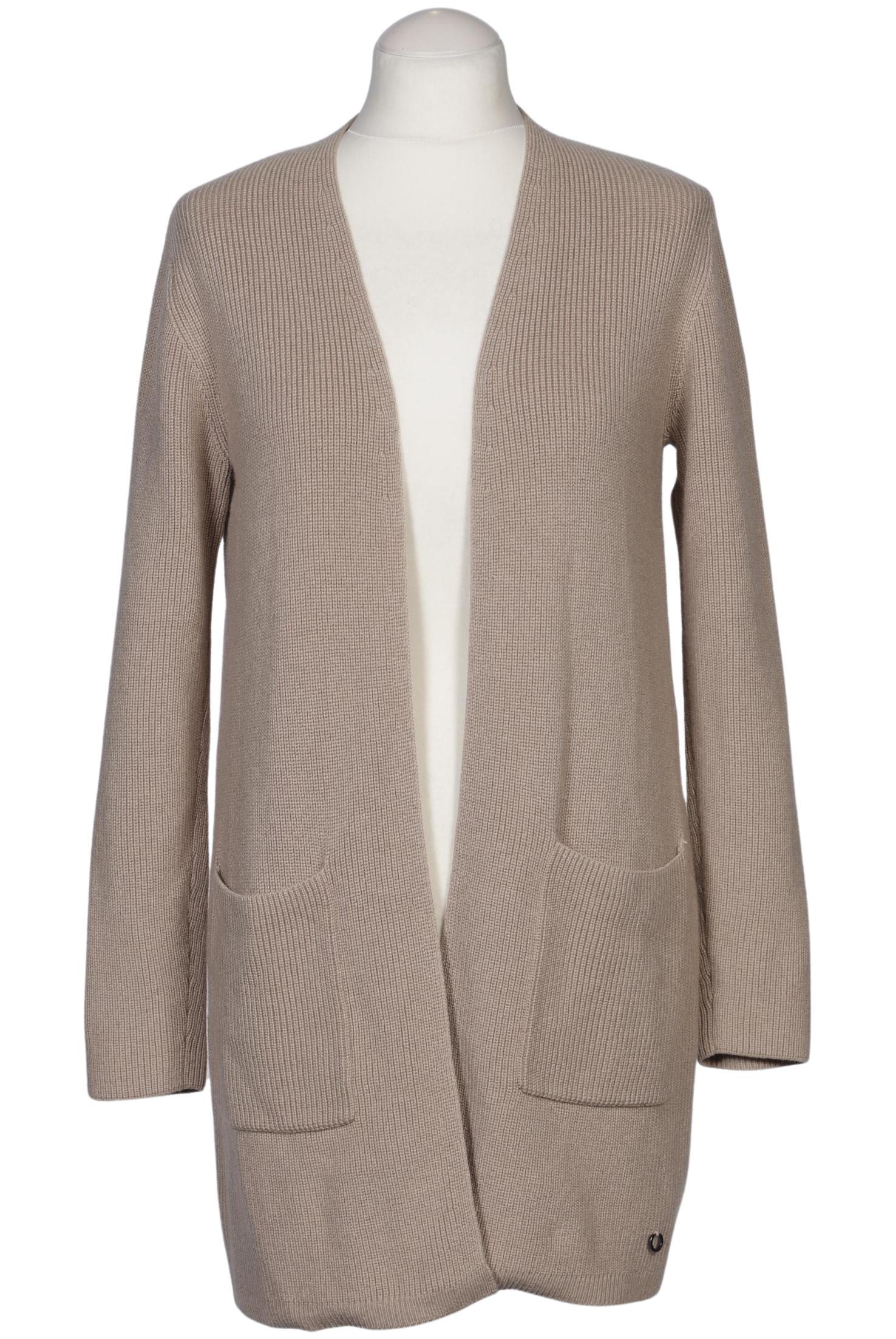 

Comma Damen Strickjacke, beige, Gr. 38