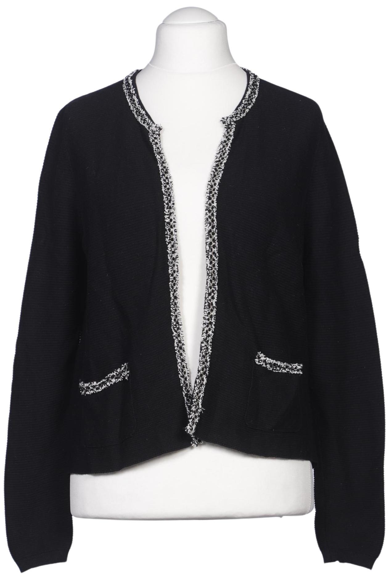 

Comma Damen Strickjacke, schwarz, Gr. 44