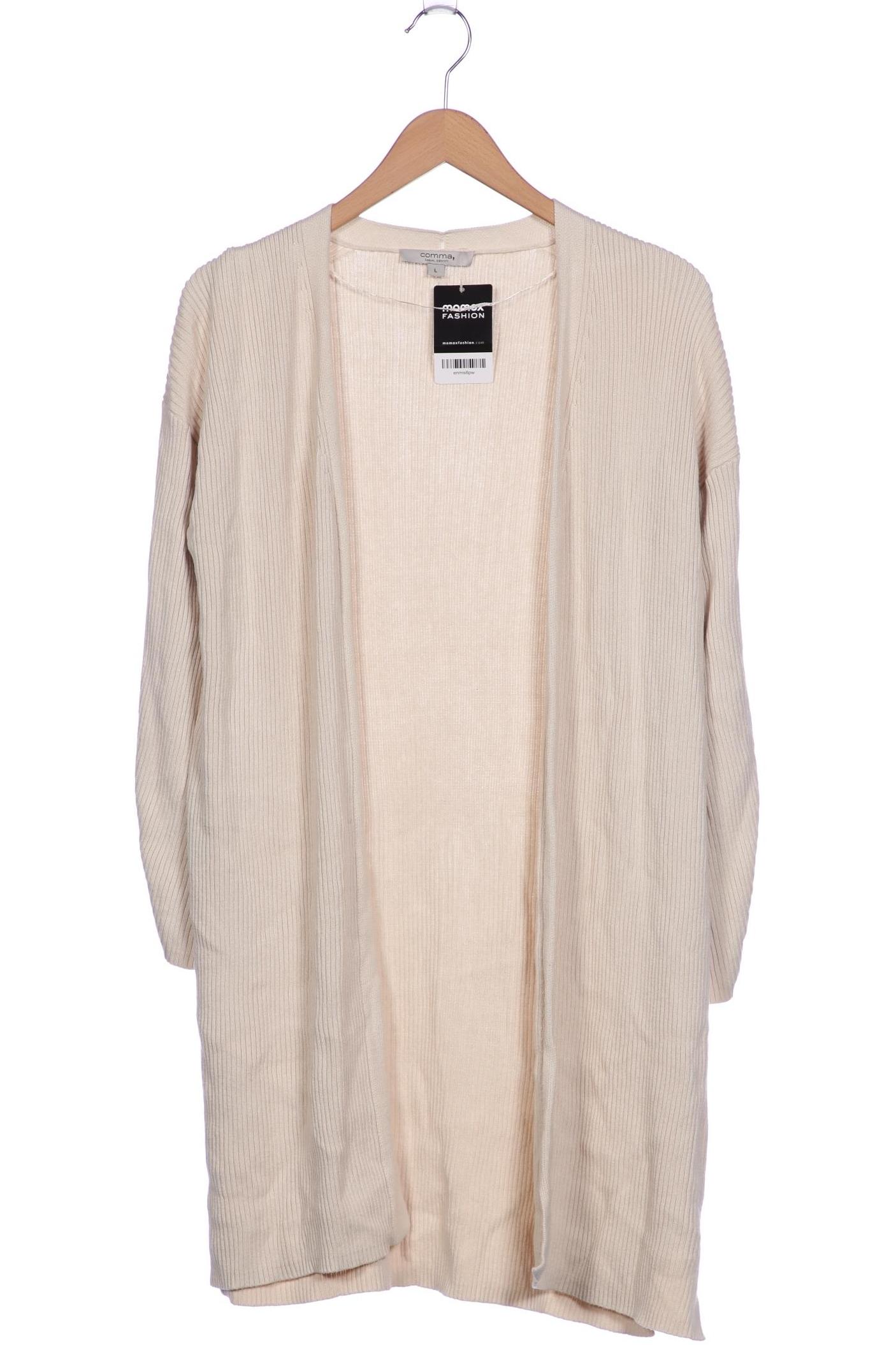 

Comma Damen Strickjacke, beige, Gr. 42