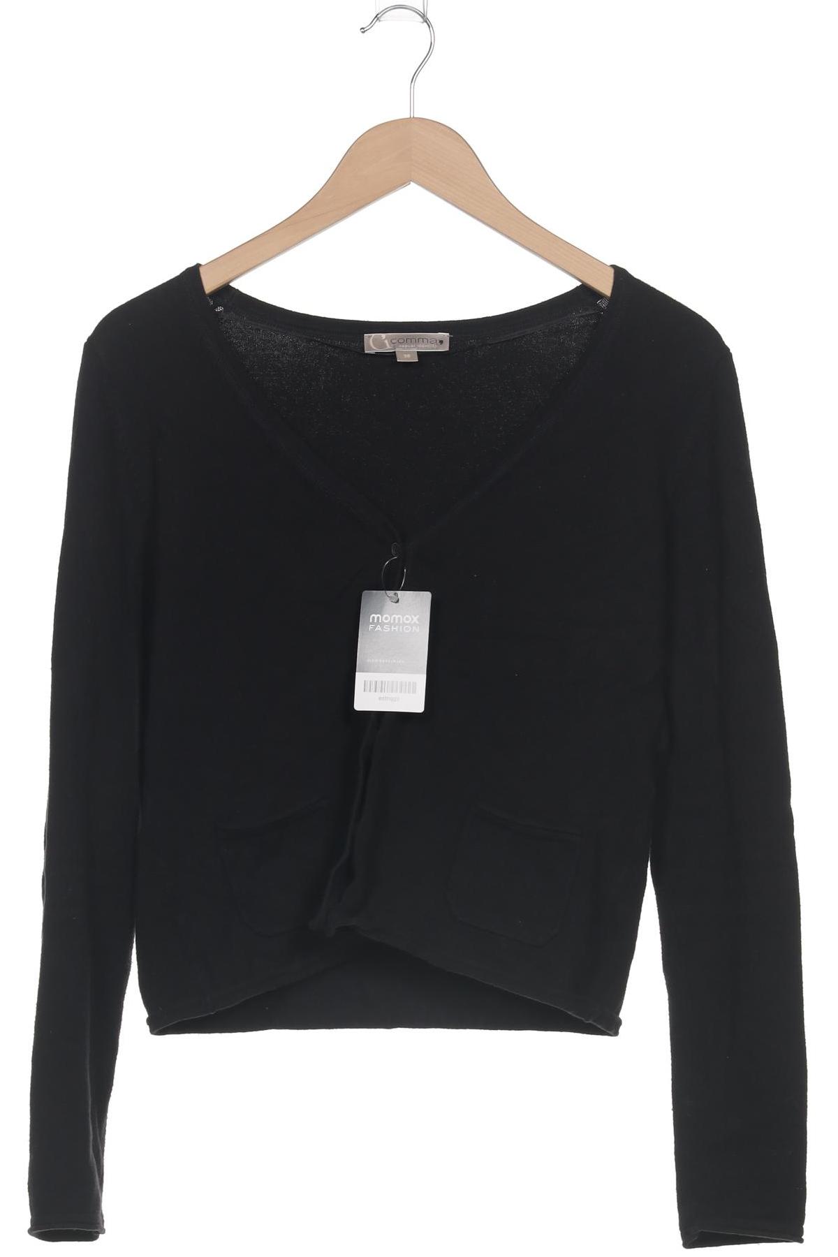 

Comma Damen Strickjacke, schwarz, Gr. 38