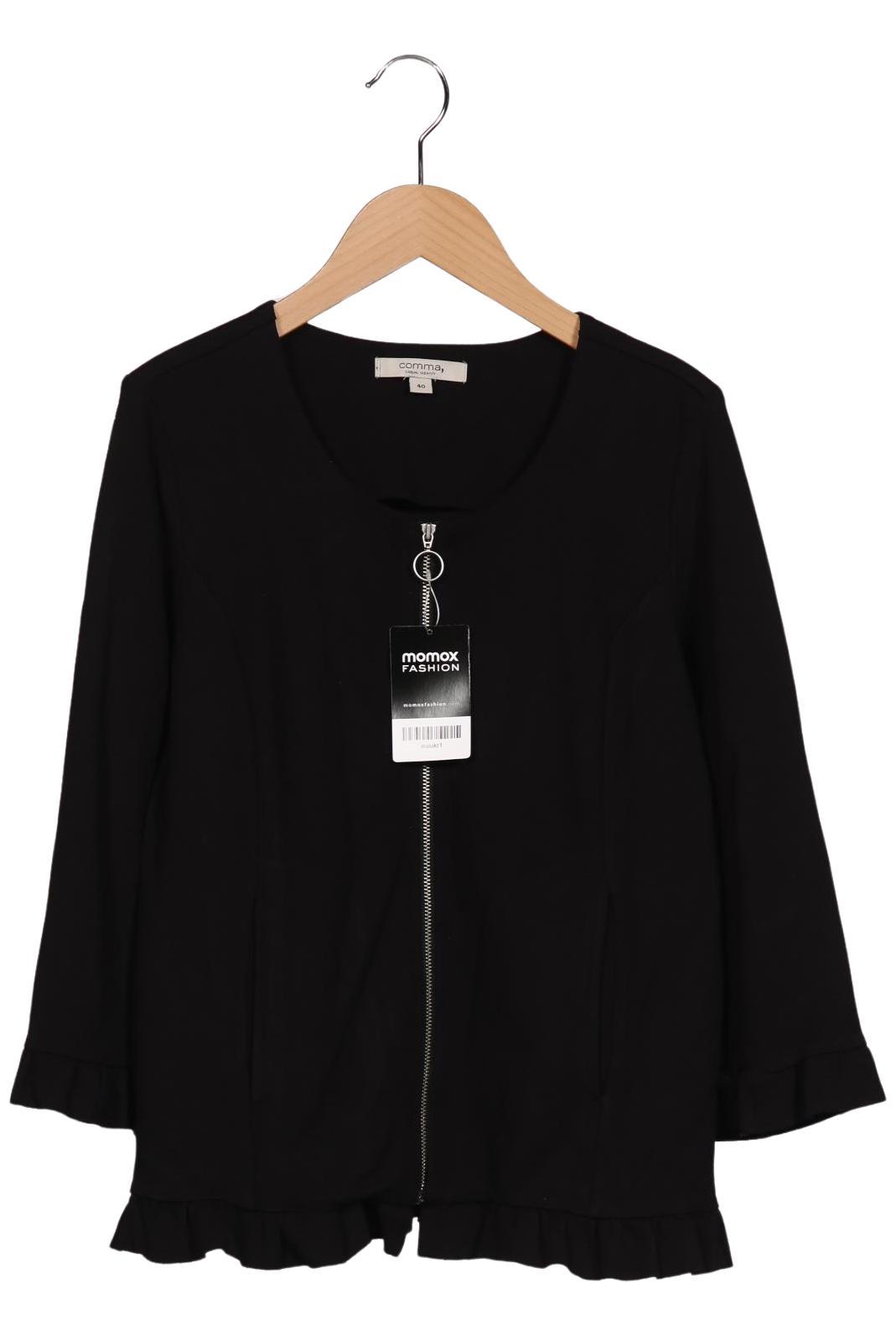 

Comma Damen Strickjacke, schwarz, Gr. 40