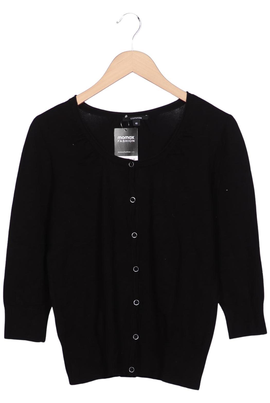 

Comma Damen Strickjacke, schwarz, Gr. 40