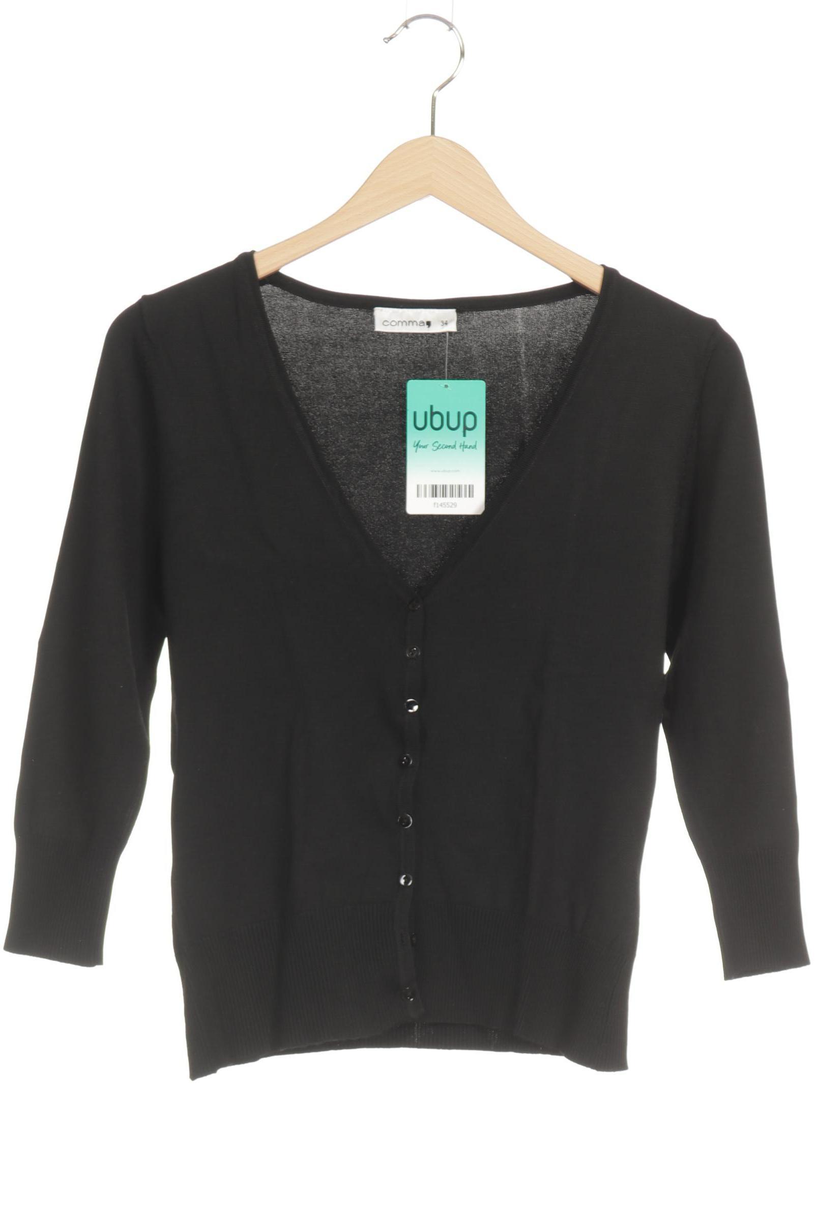 

Comma Damen Strickjacke, schwarz, Gr. 34