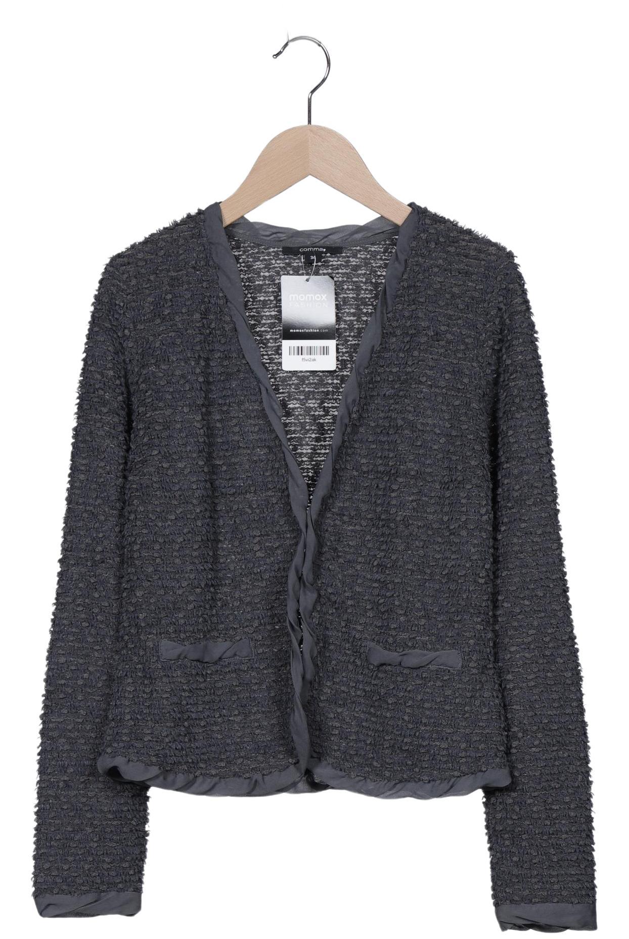 

Comma Damen Strickjacke, grau, Gr. 34