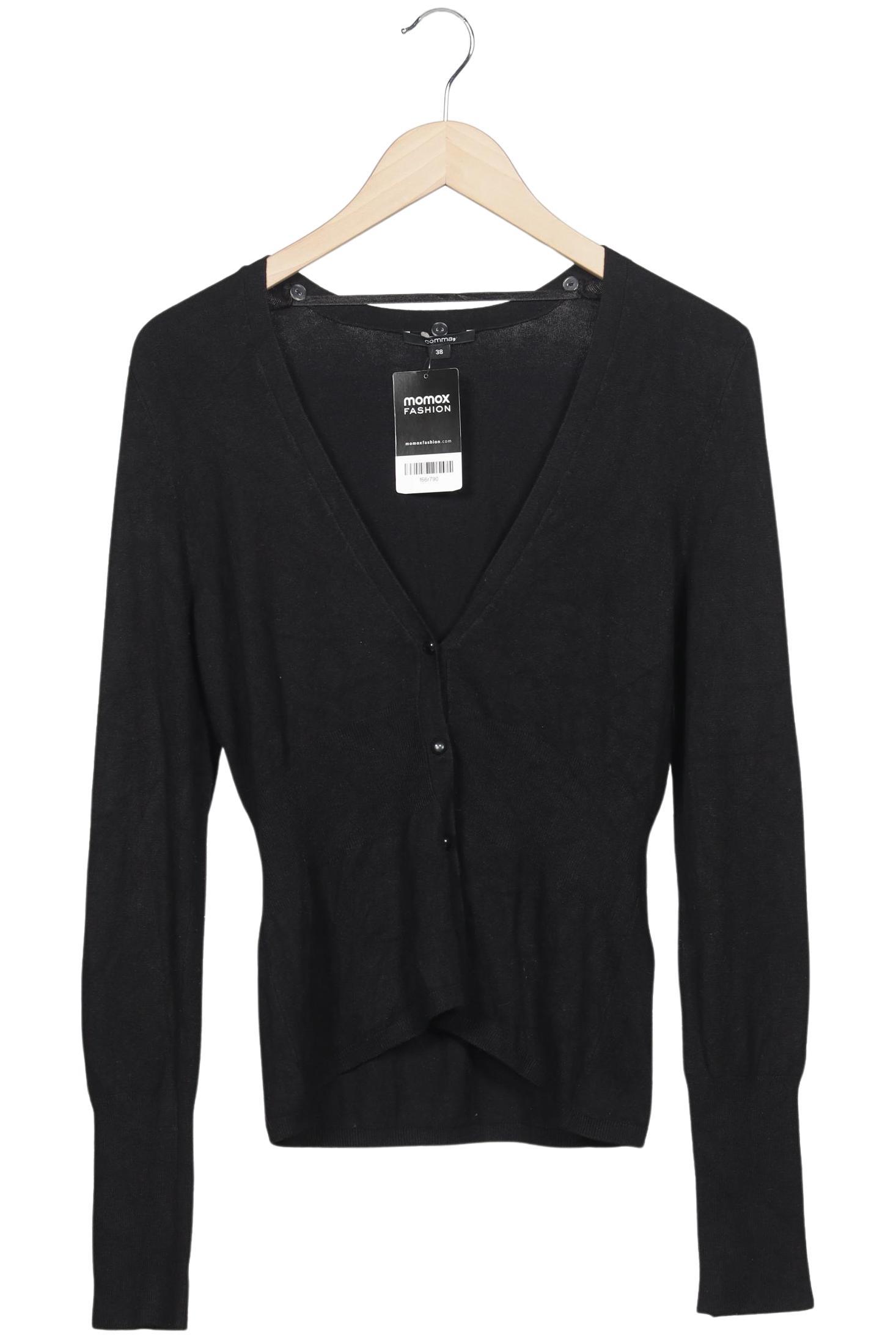 

Comma Damen Strickjacke, schwarz, Gr. 38