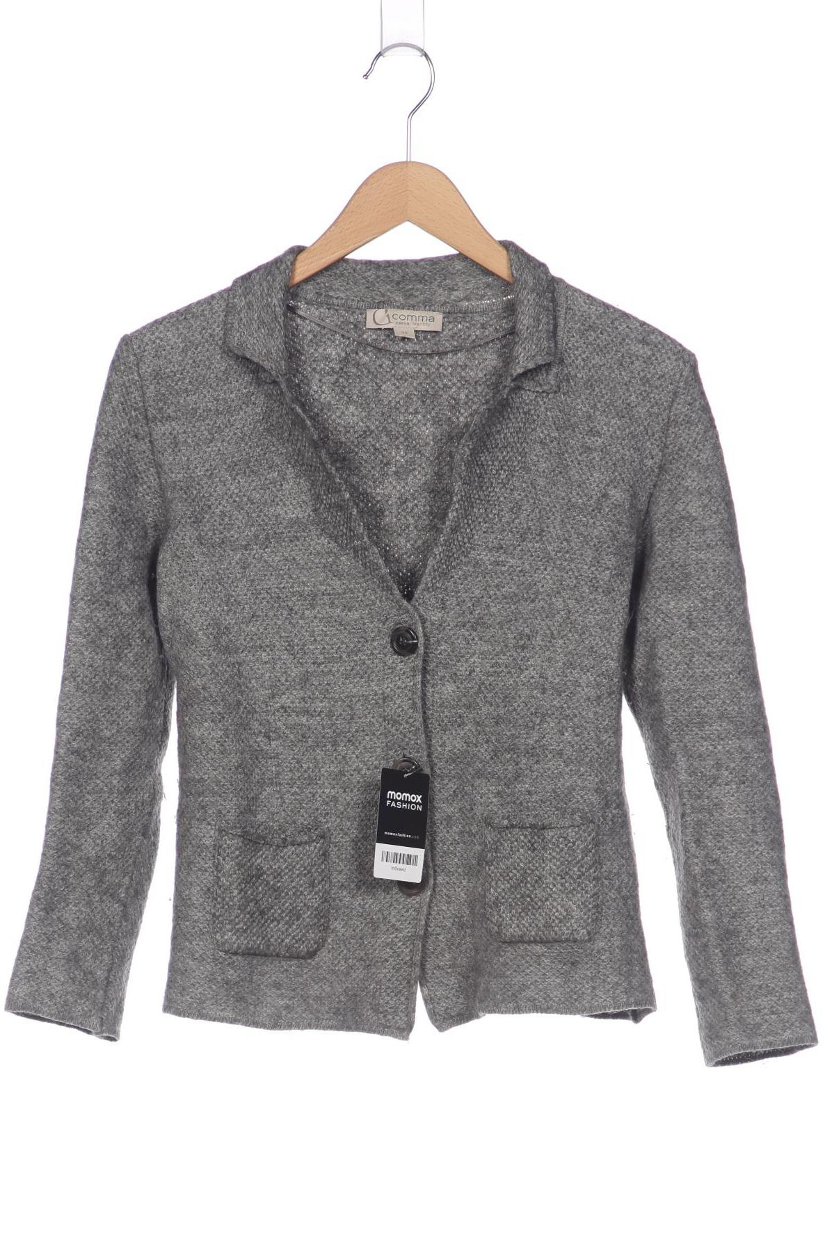 

Comma Damen Strickjacke, grau, Gr. 44