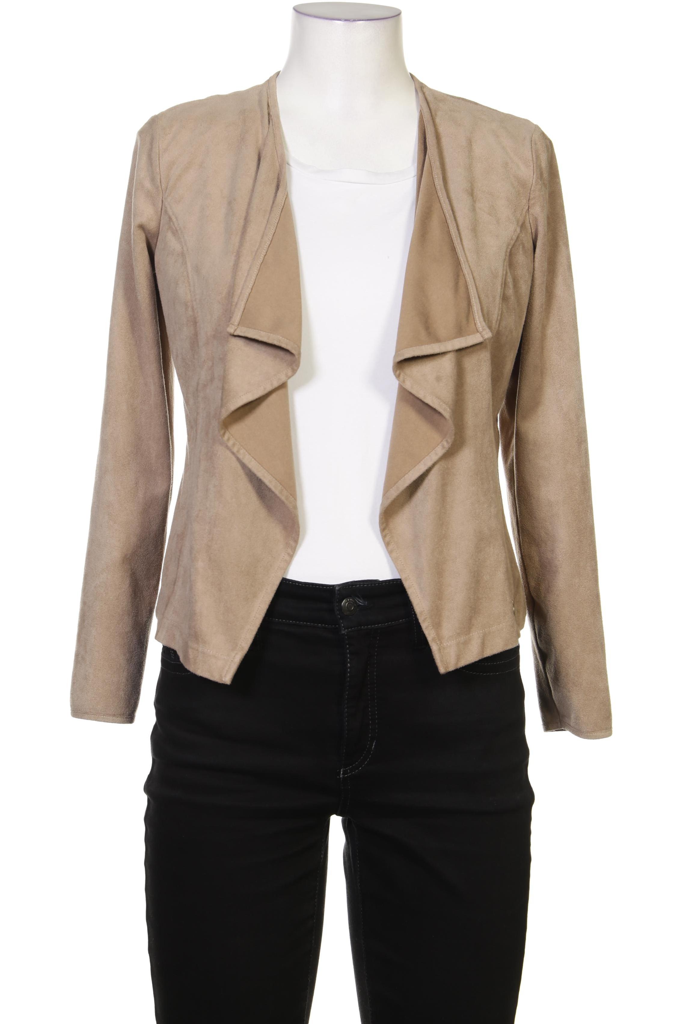 

Comma Damen Strickjacke, beige, Gr. 36