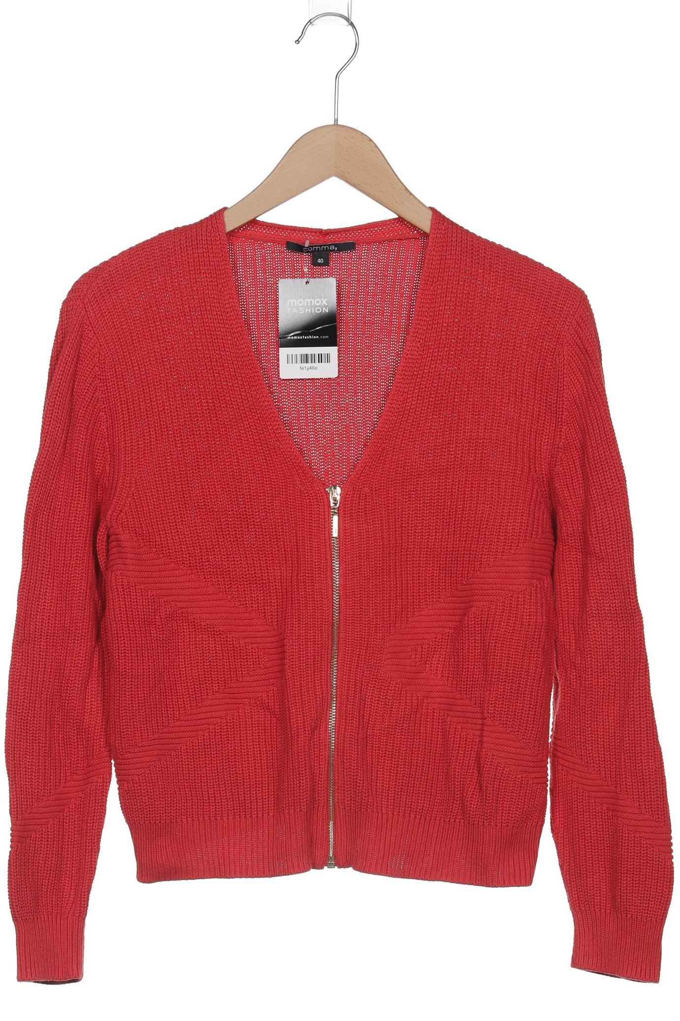 

Comma Damen Strickjacke, rot, Gr. 40