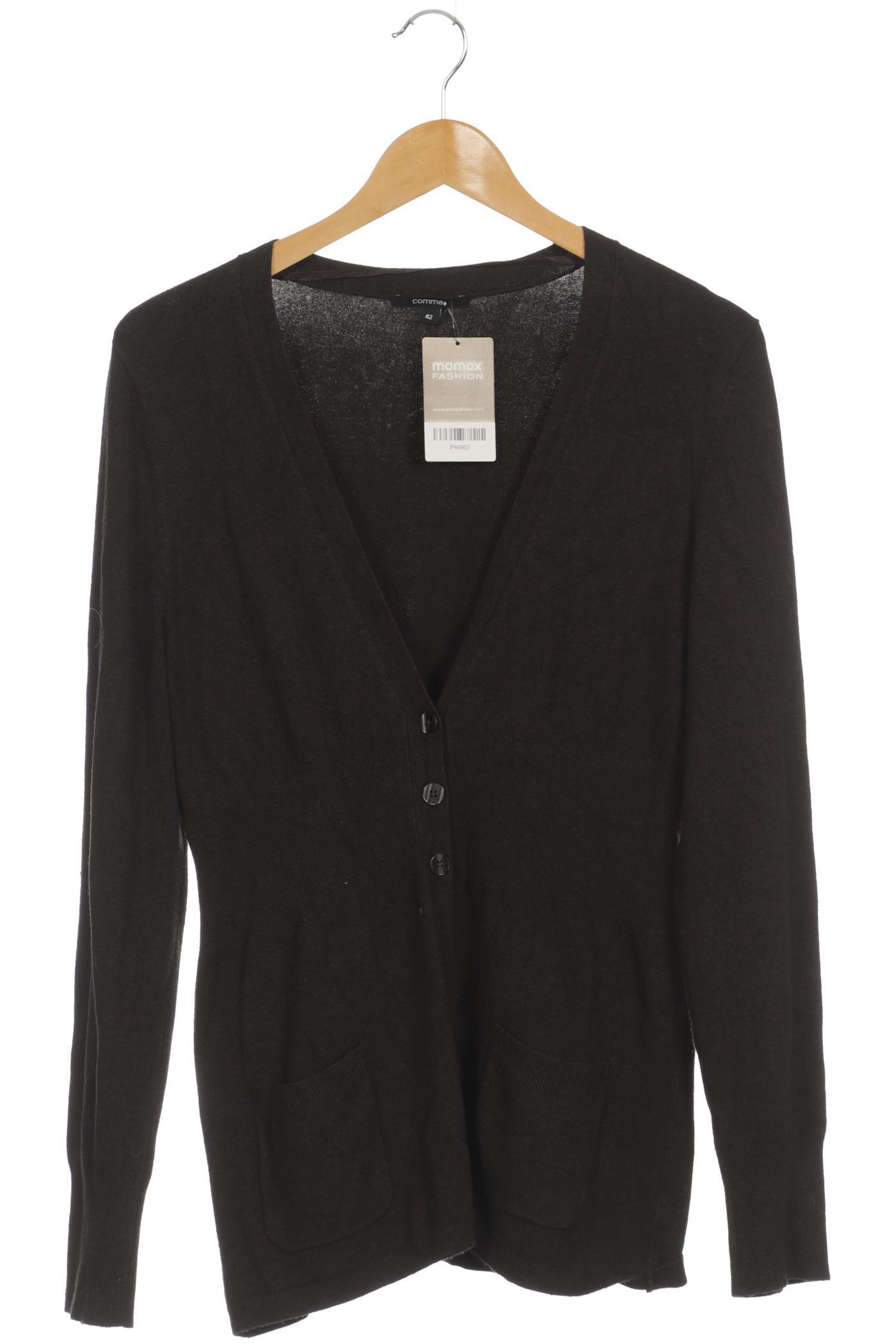 

Comma Damen Strickjacke, schwarz, Gr. 42