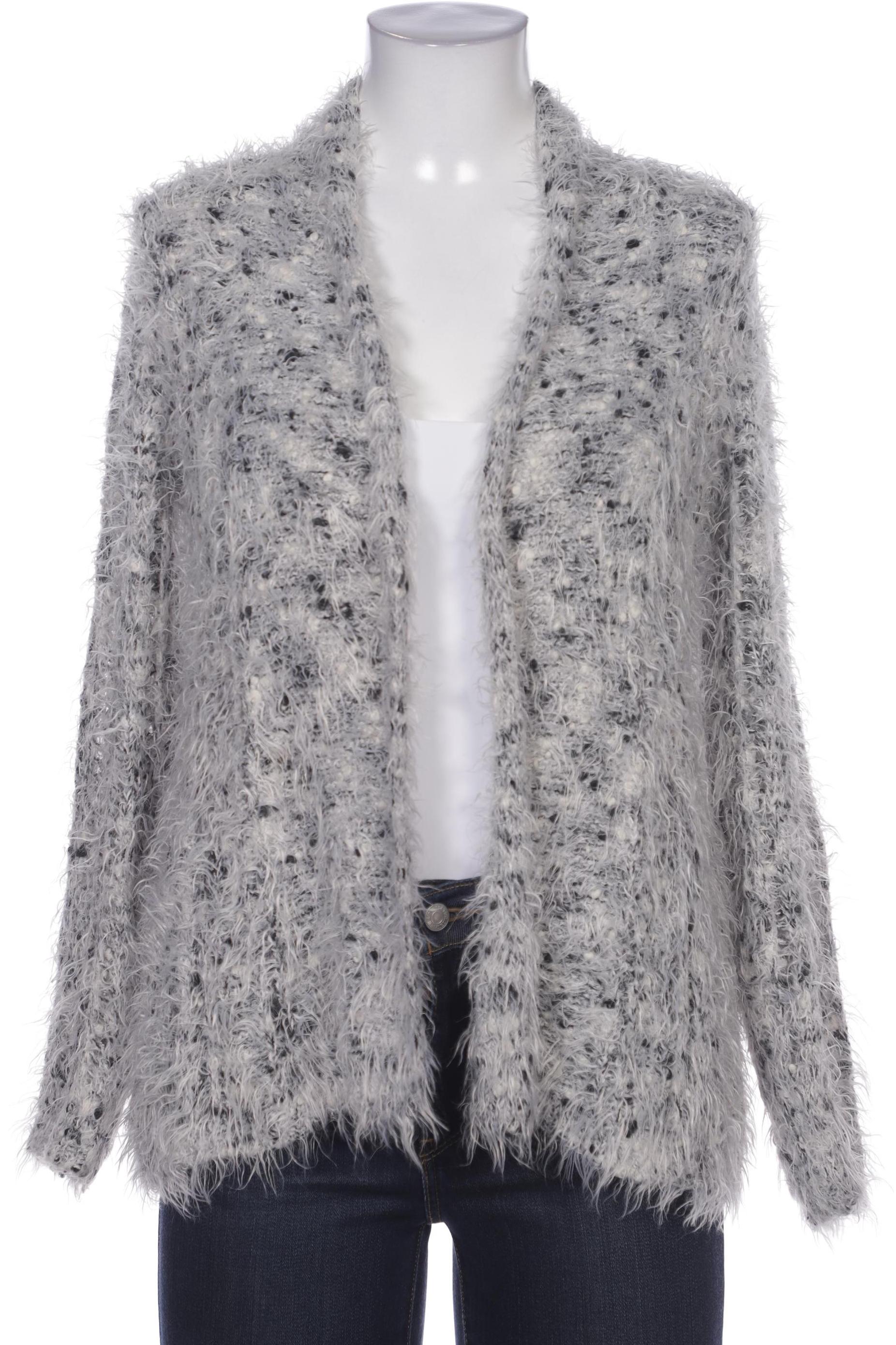 

Comma Damen Strickjacke, grau, Gr. 36
