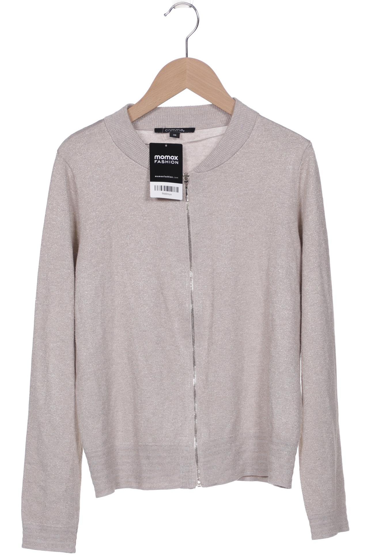 

Comma Damen Strickjacke, beige, Gr. 38