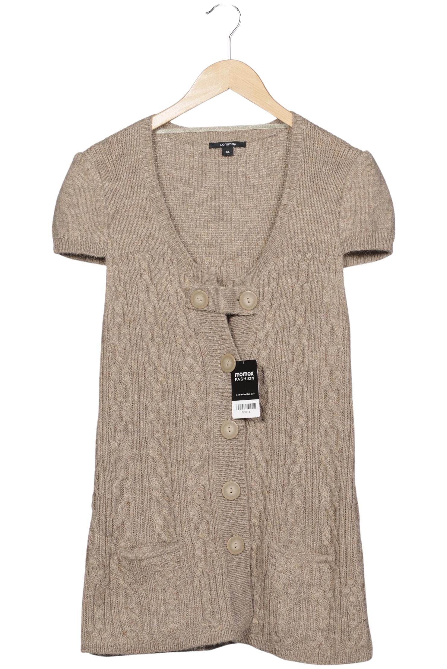 

Comma Damen Strickjacke, beige, Gr. 44
