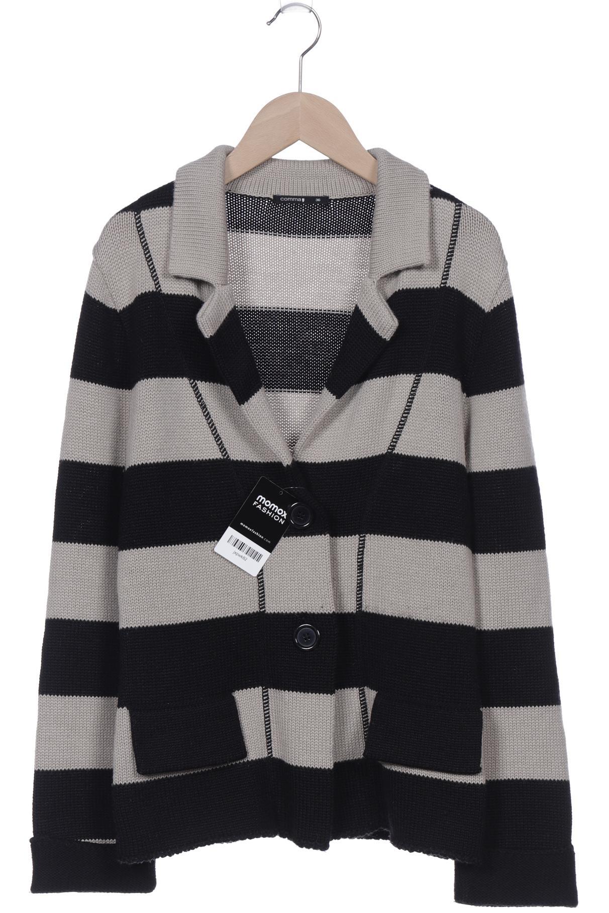 

Comma Damen Strickjacke, schwarz, Gr. 36