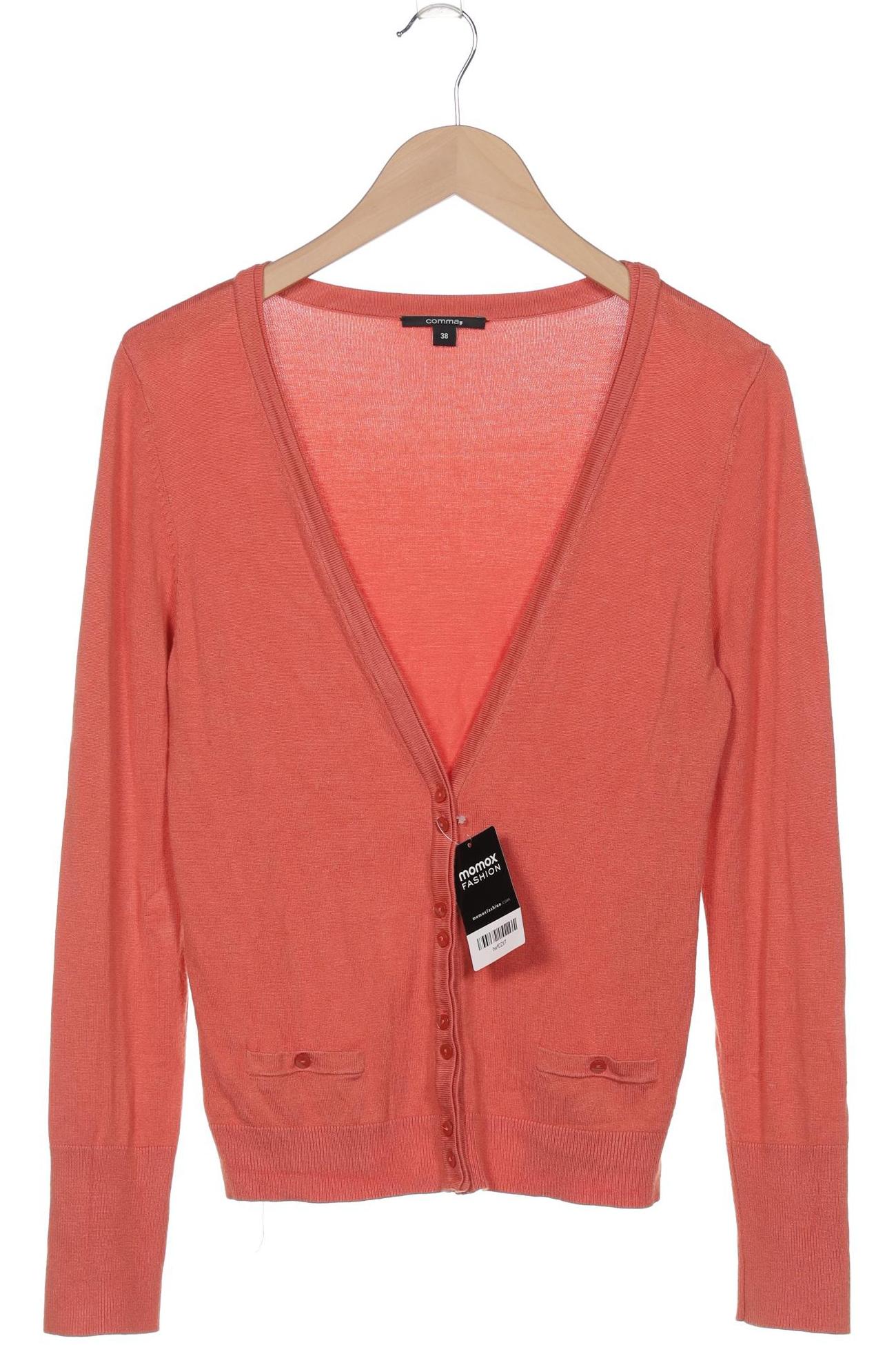 

Comma Damen Strickjacke, orange, Gr. 38