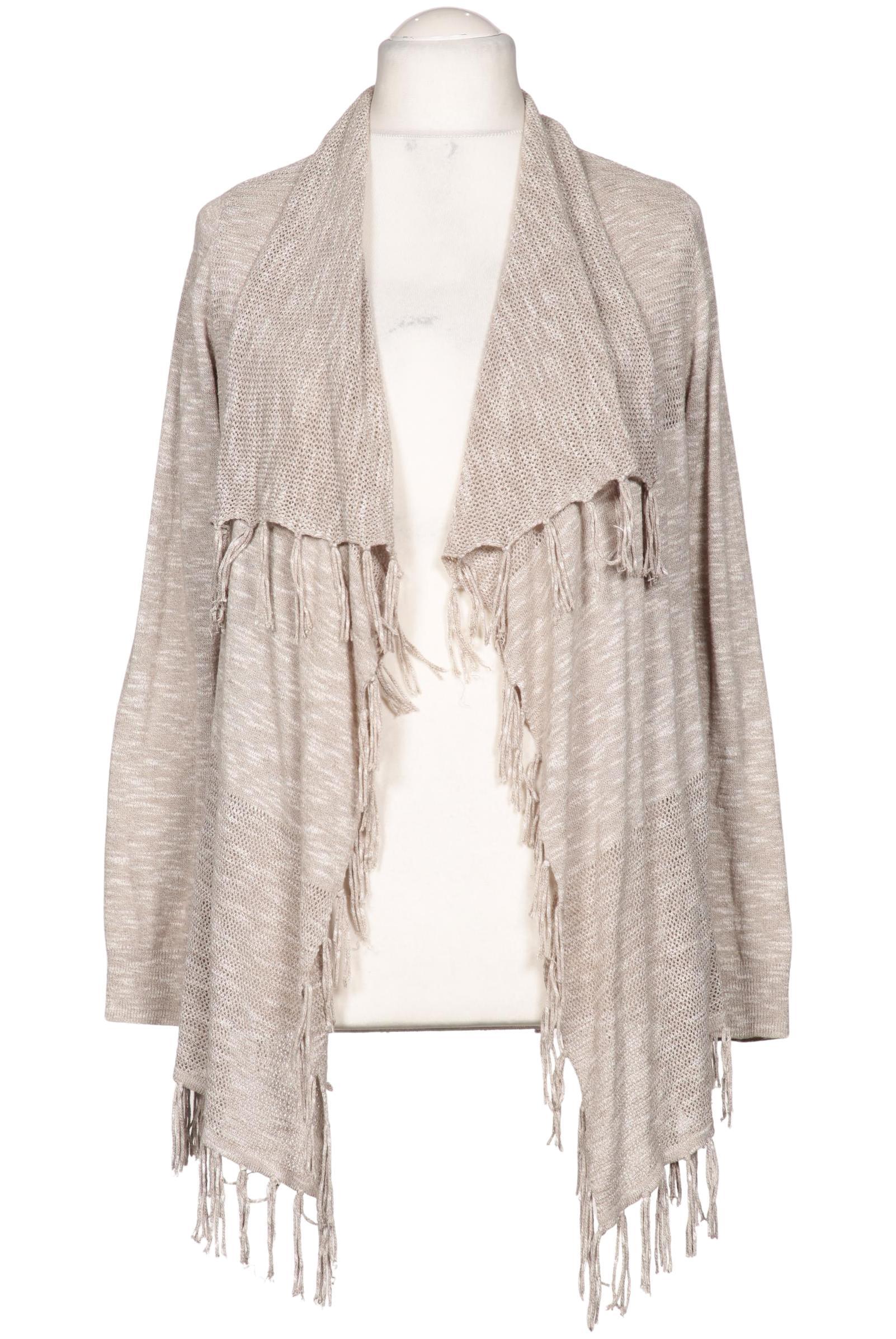 

Comma Damen Strickjacke, beige, Gr. 38