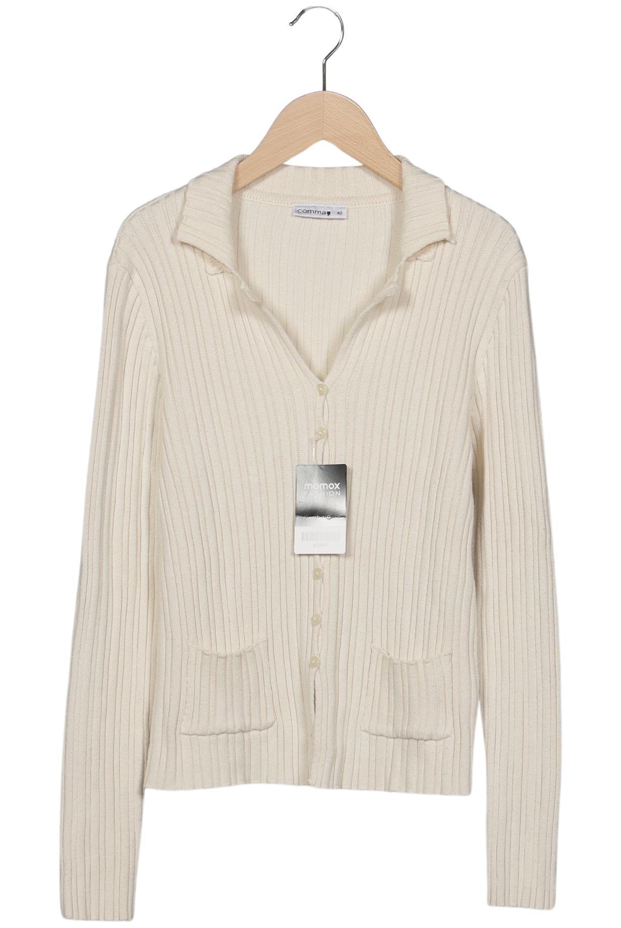 

Comma Damen Strickjacke, cremeweiß, Gr. 40