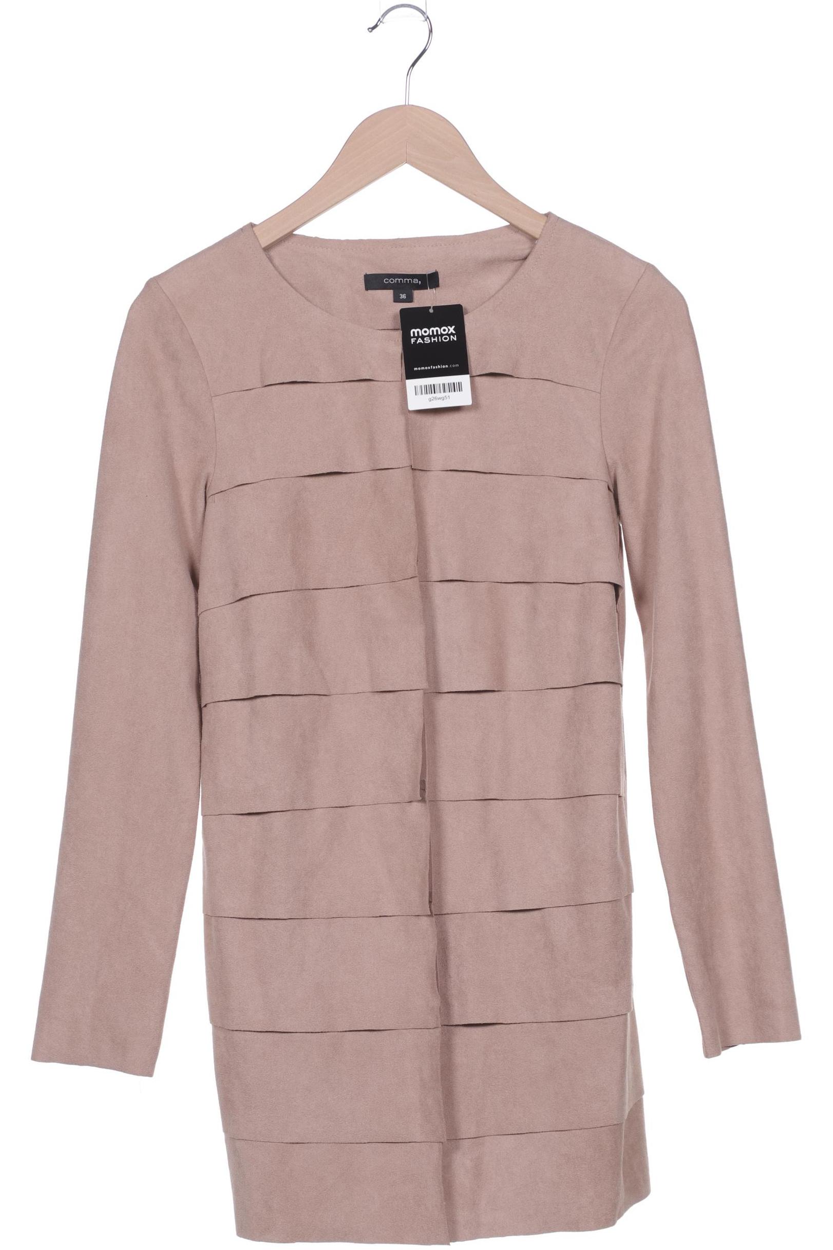 

Comma Damen Strickjacke, beige, Gr. 36