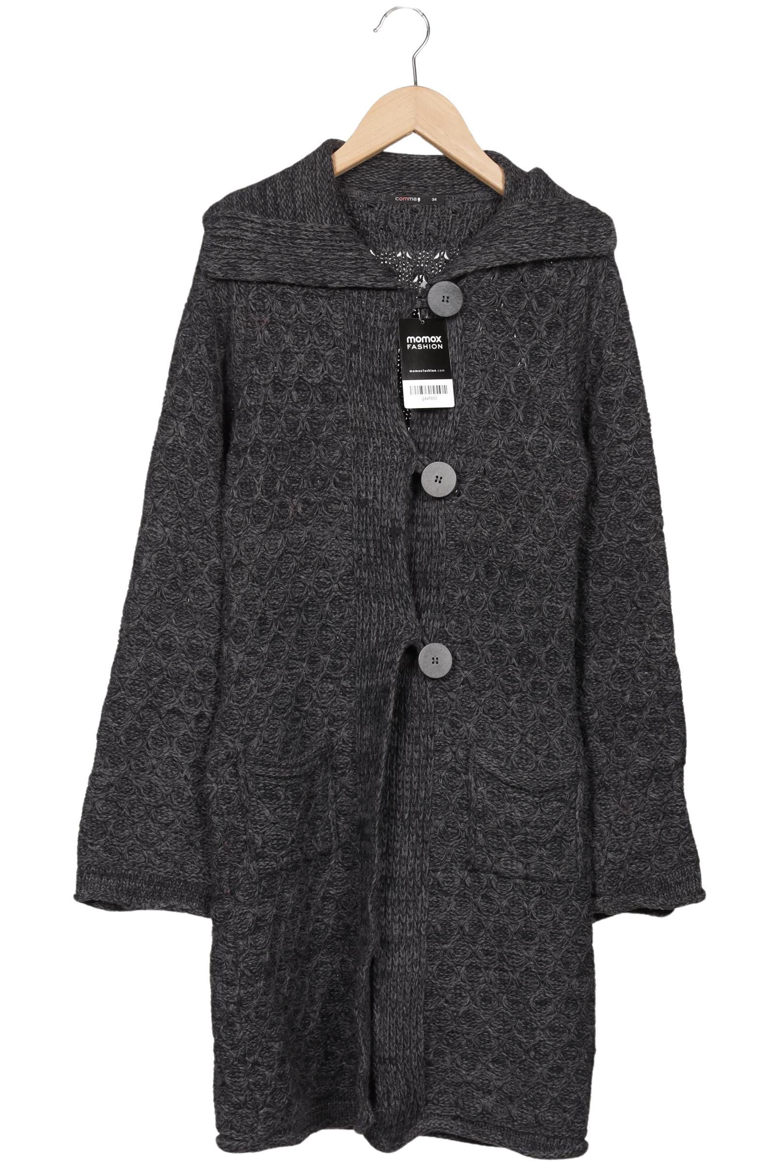 

Comma Damen Strickjacke, grau, Gr. 34