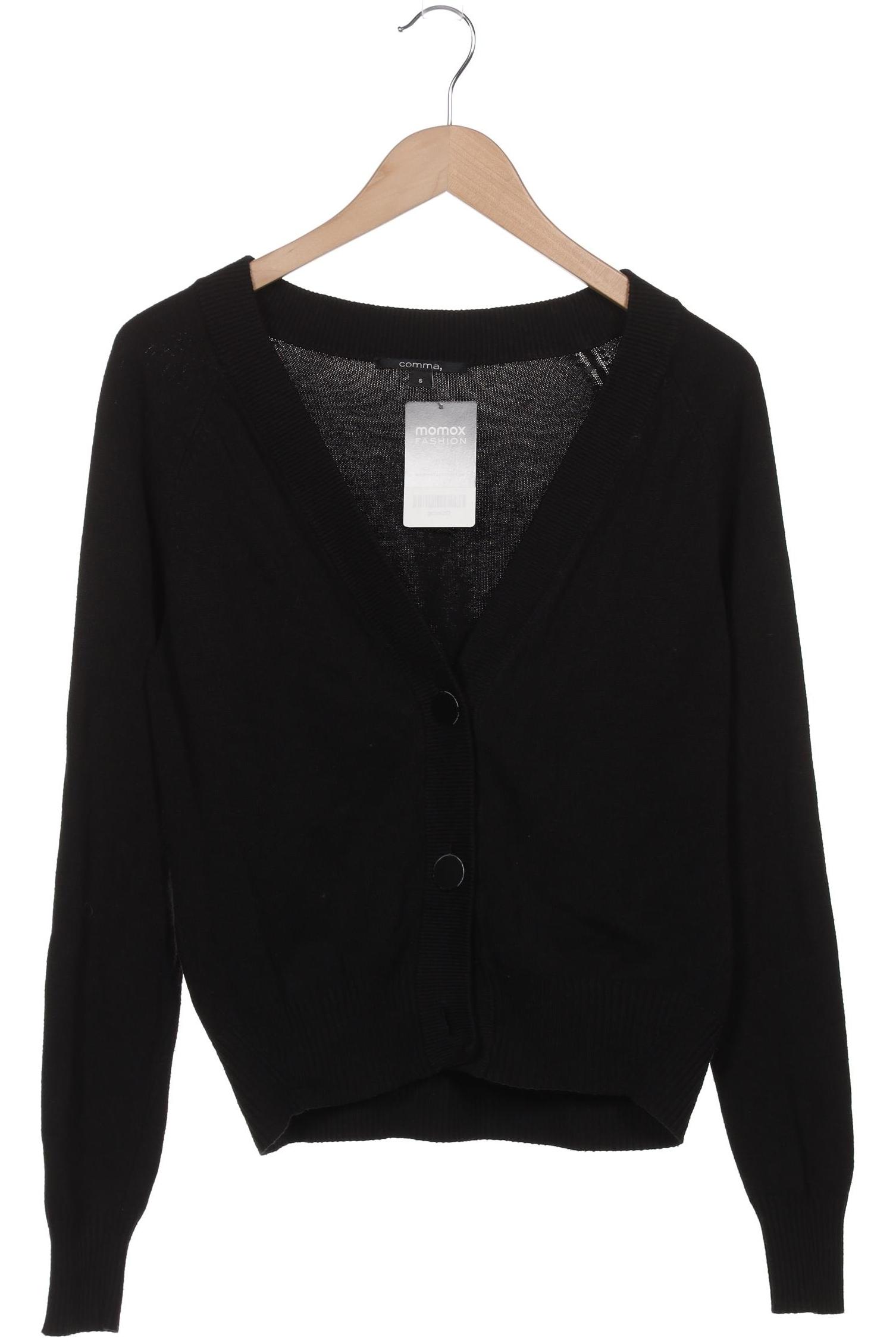 

Comma Damen Strickjacke, schwarz, Gr. 36